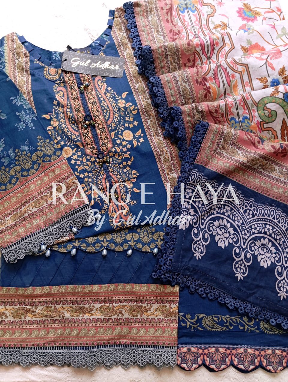 Rang-e-Haya Premium Lawn 2025