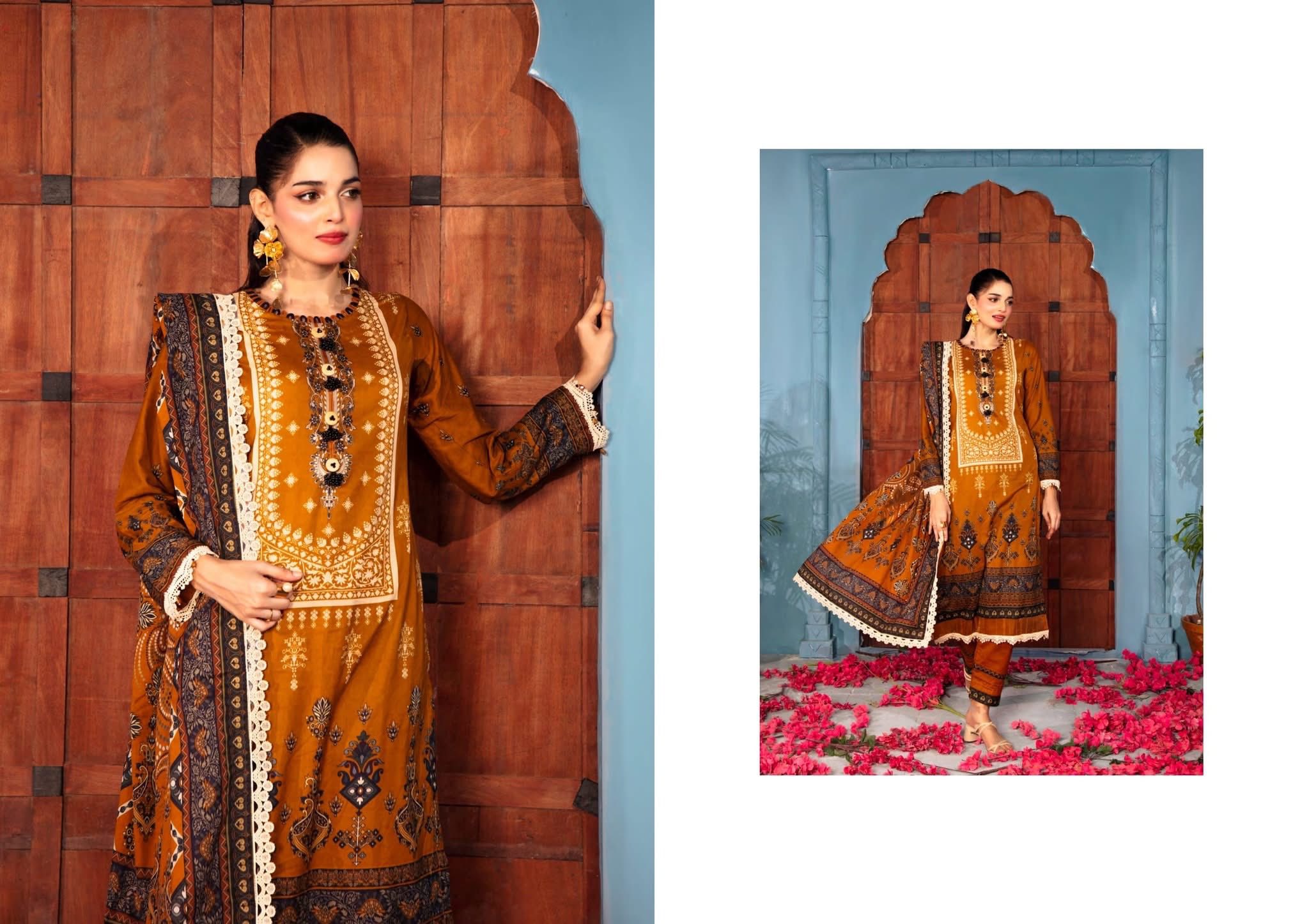 Rang-e-Haya Premium Lawn 2025