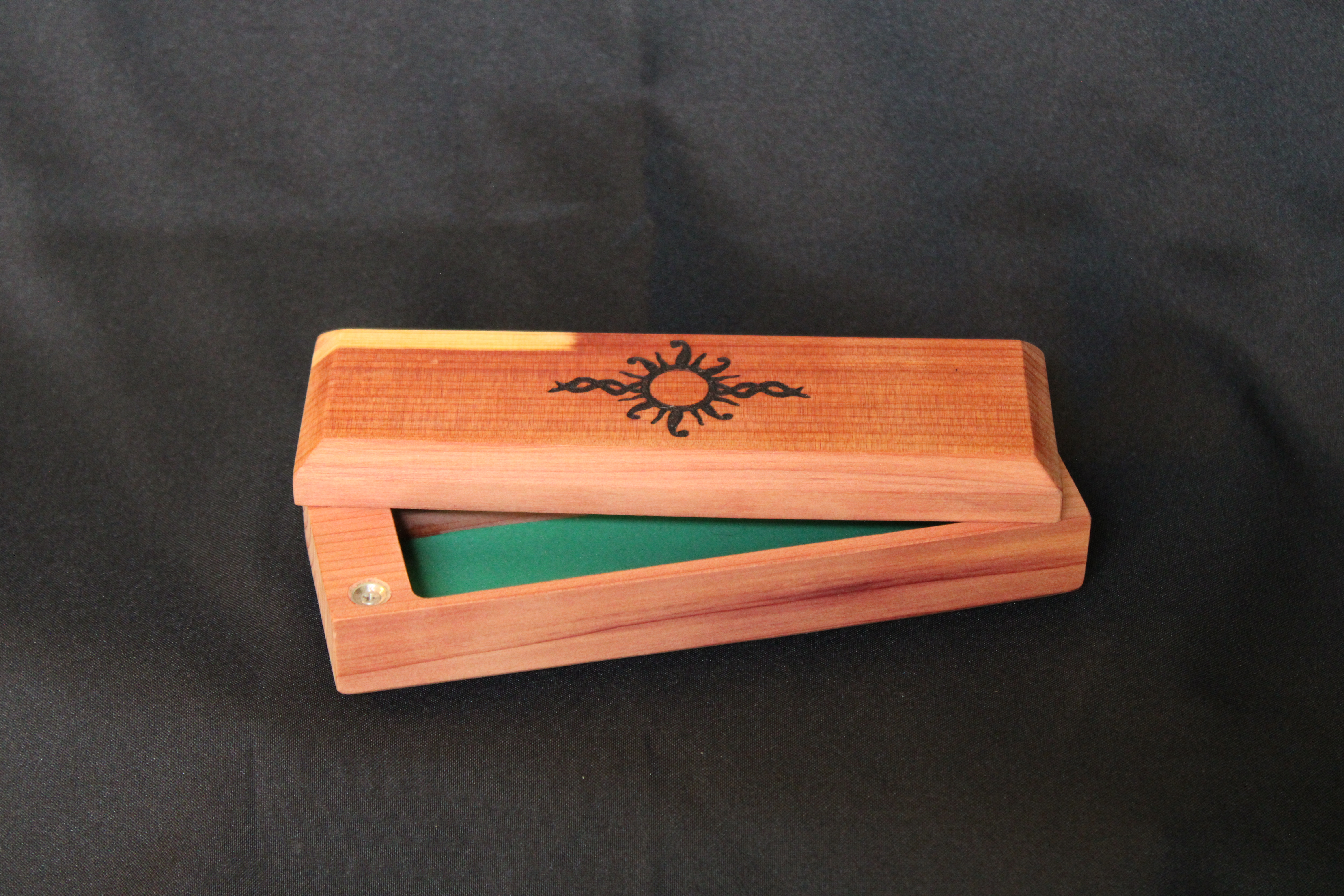 Cedar Dice Box with Graphic