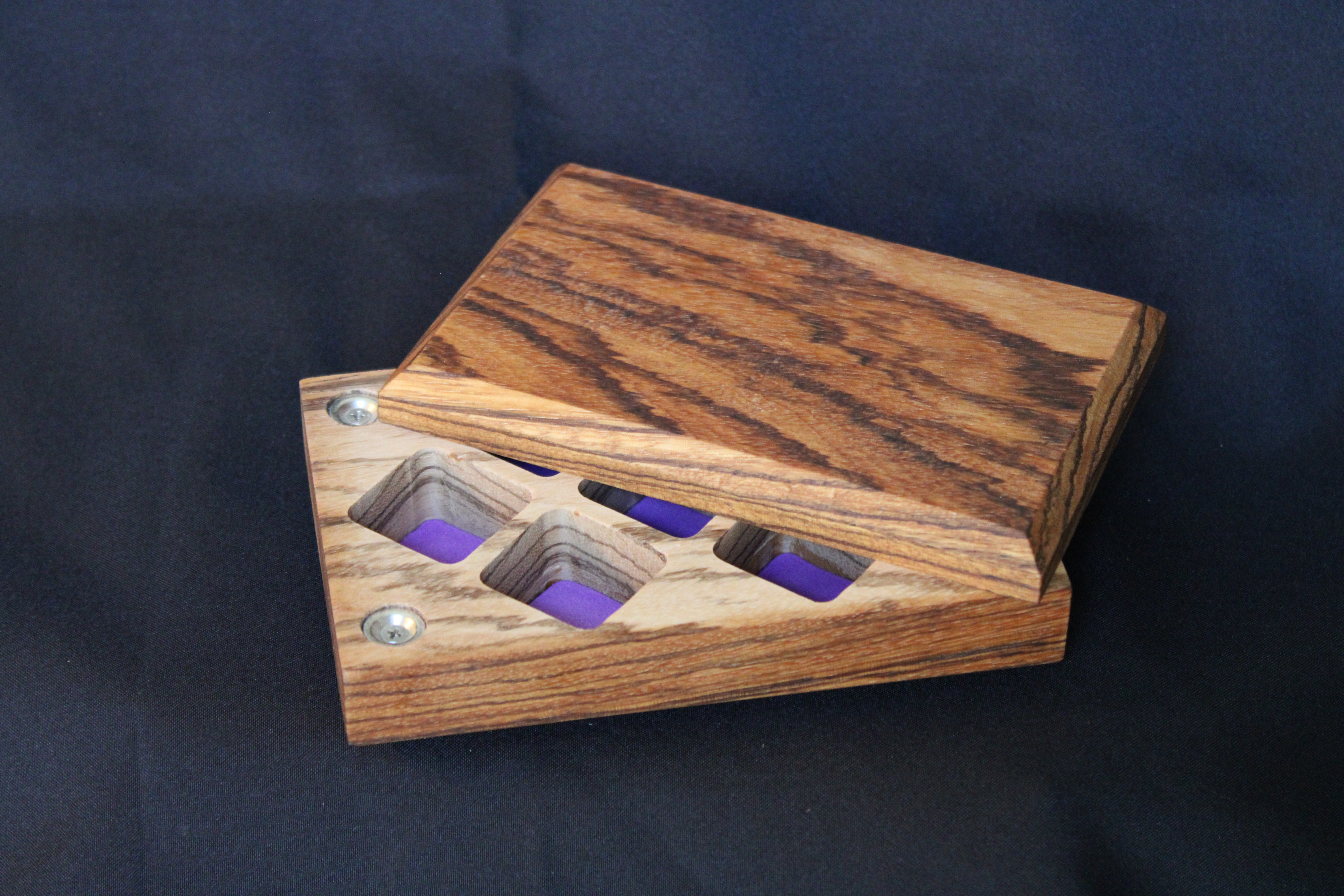 Zebrawood Dice Box