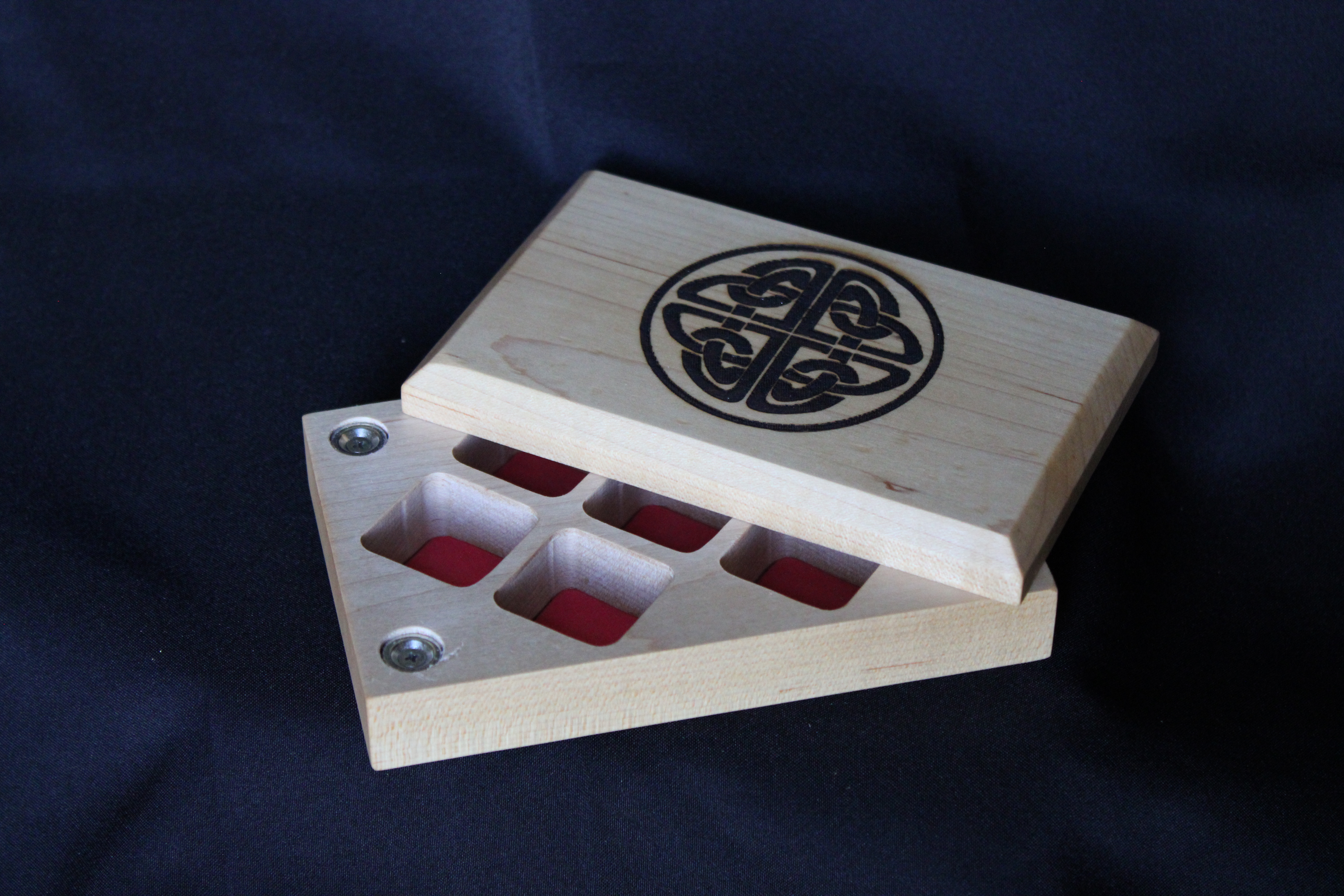Maple Dice Box with Graphic