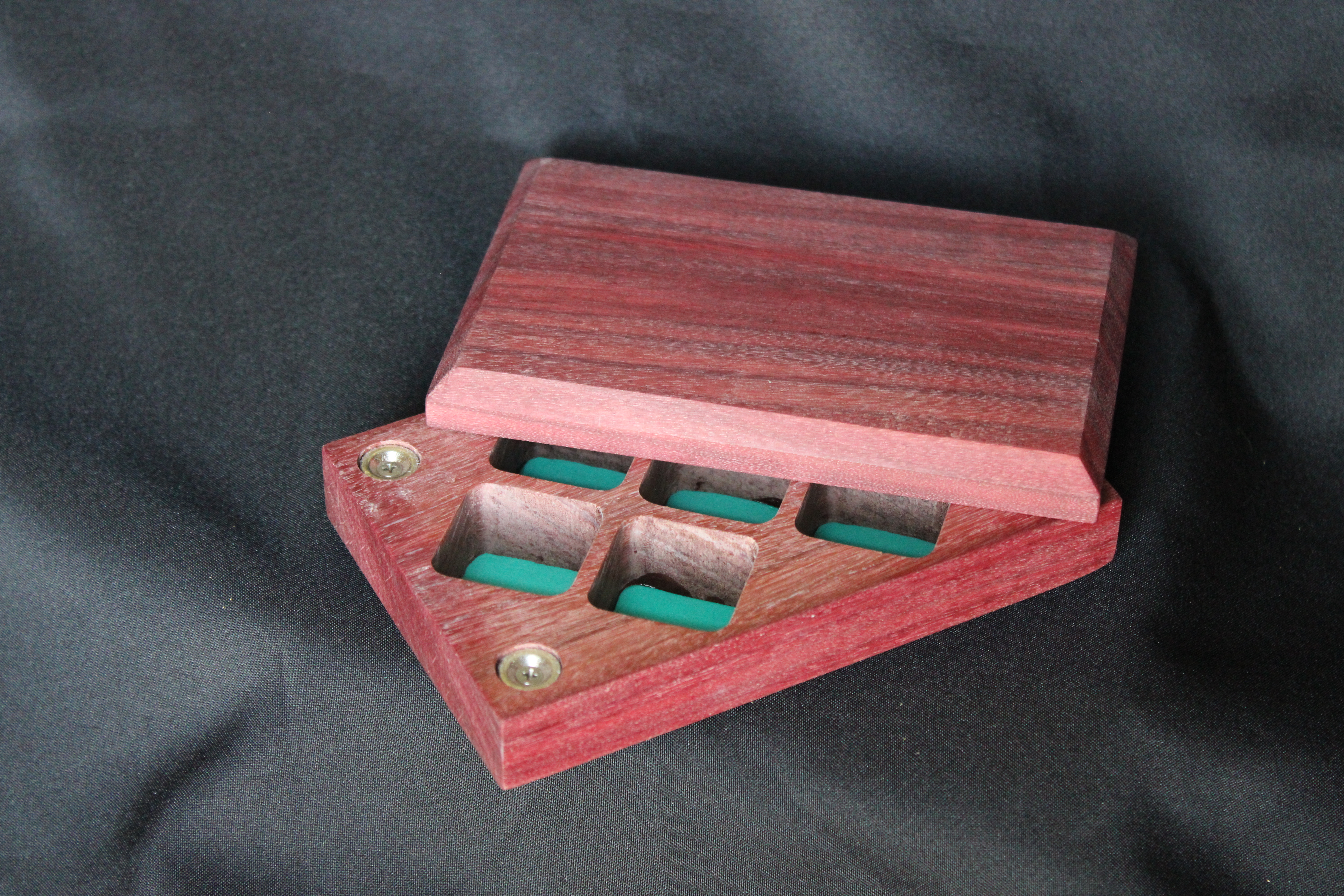 Purpleheart Dice Box