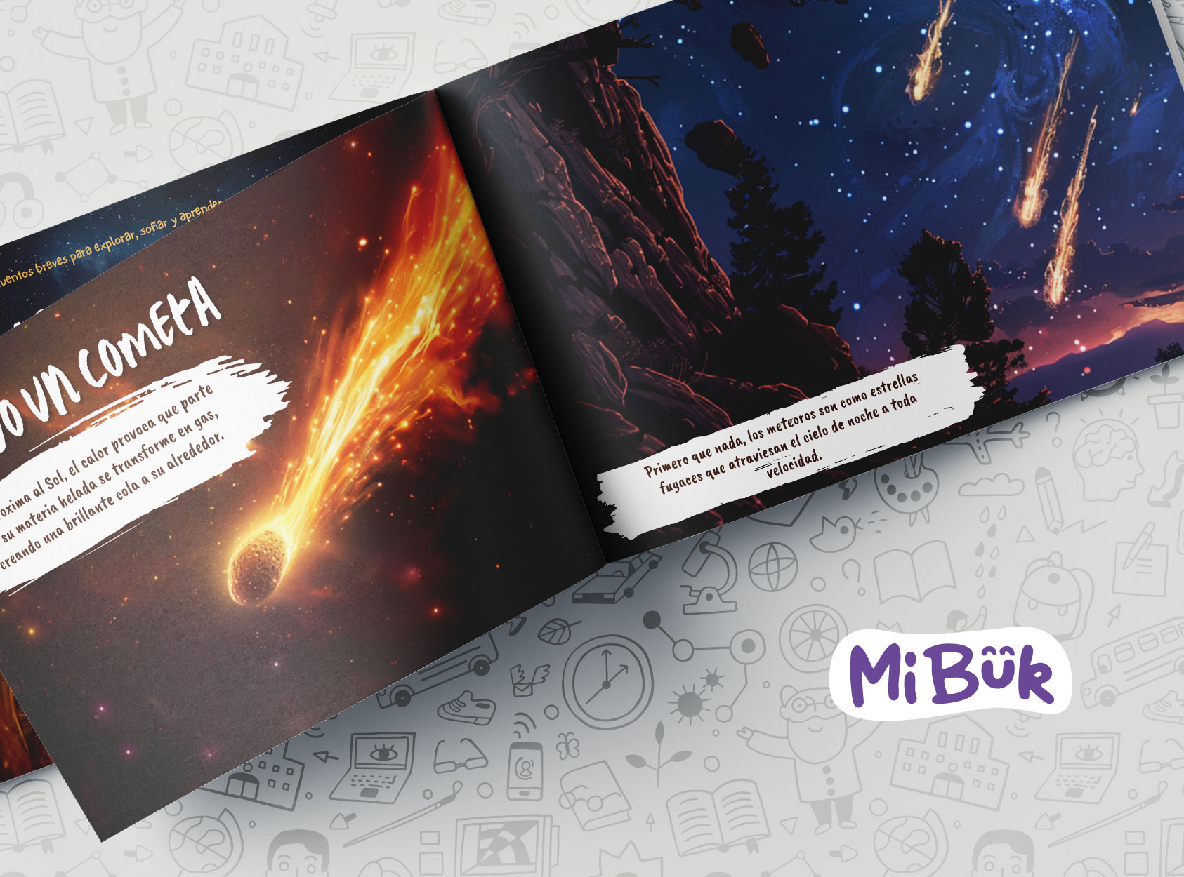 Estrellas que caen del cielo y el cosmos