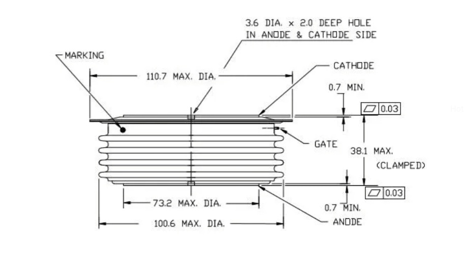 High-Power SCR Diode IP 147-3176P