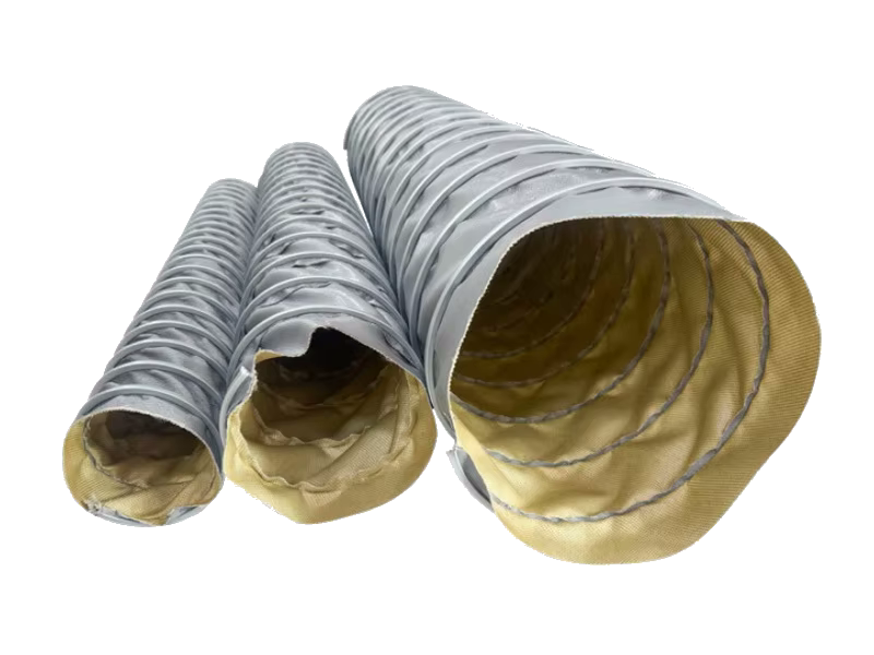 Industrial 14-Inch 10' High Temperature Flexible Fiberglass Duct