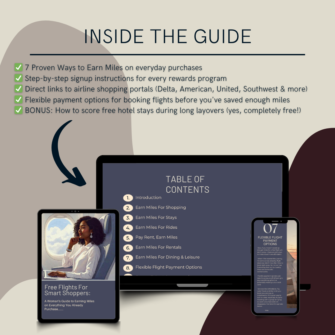 Free Flights For Smart Shoppers: 