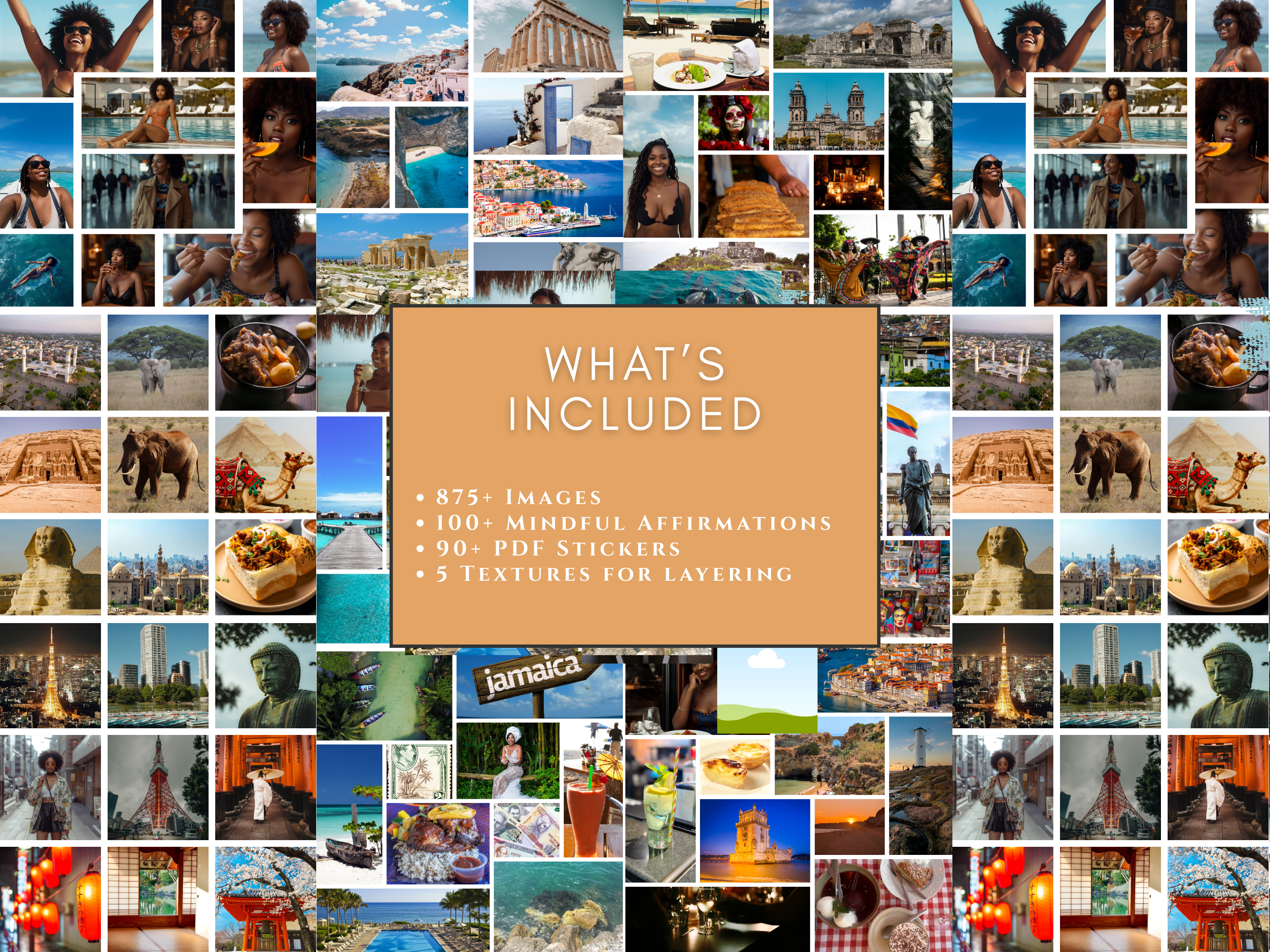 Travel Manifestation Vison Board Kit