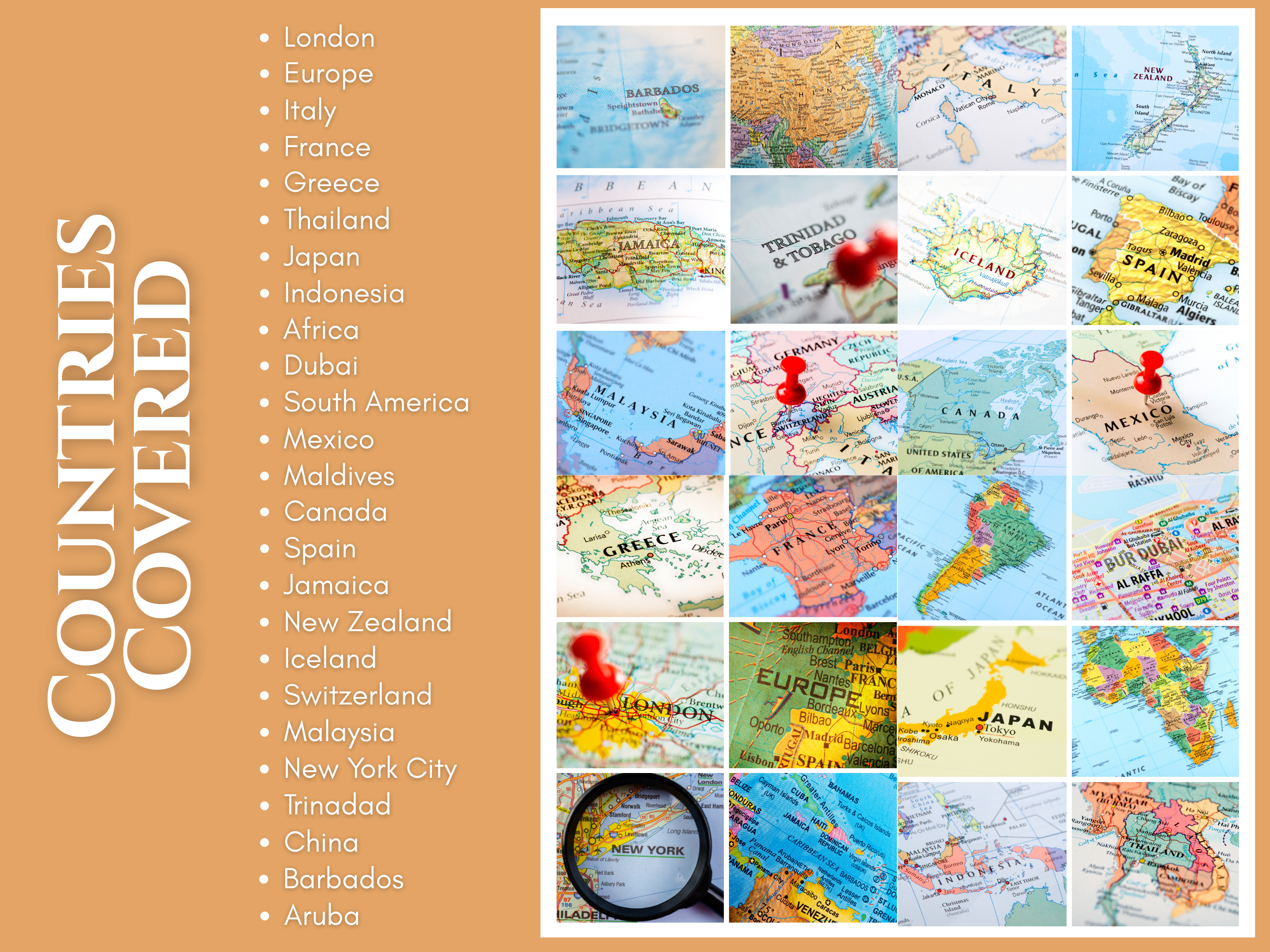 Travel Manifestation Vison Board Kit