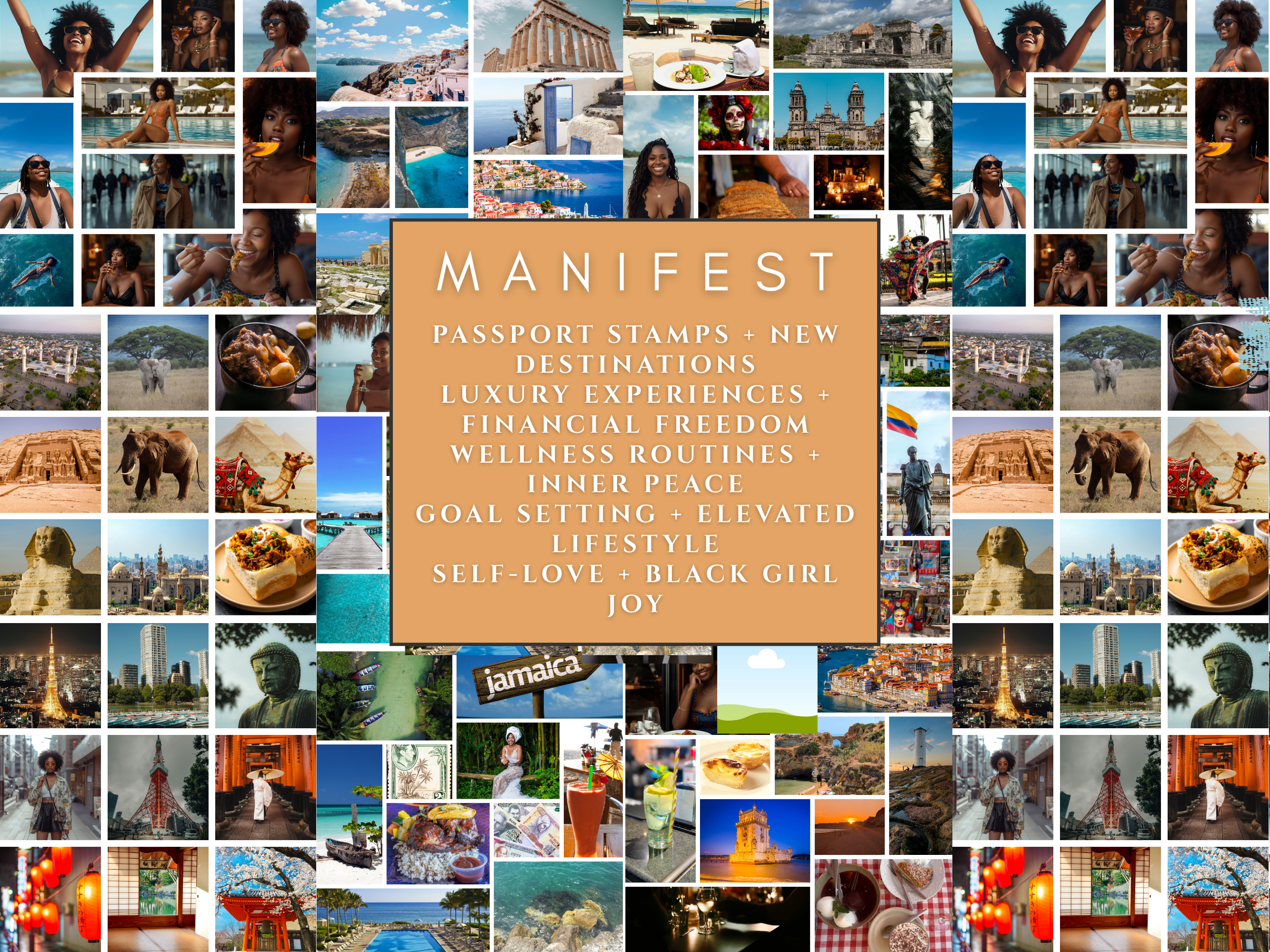 Travel Manifestation Vison Board Kit