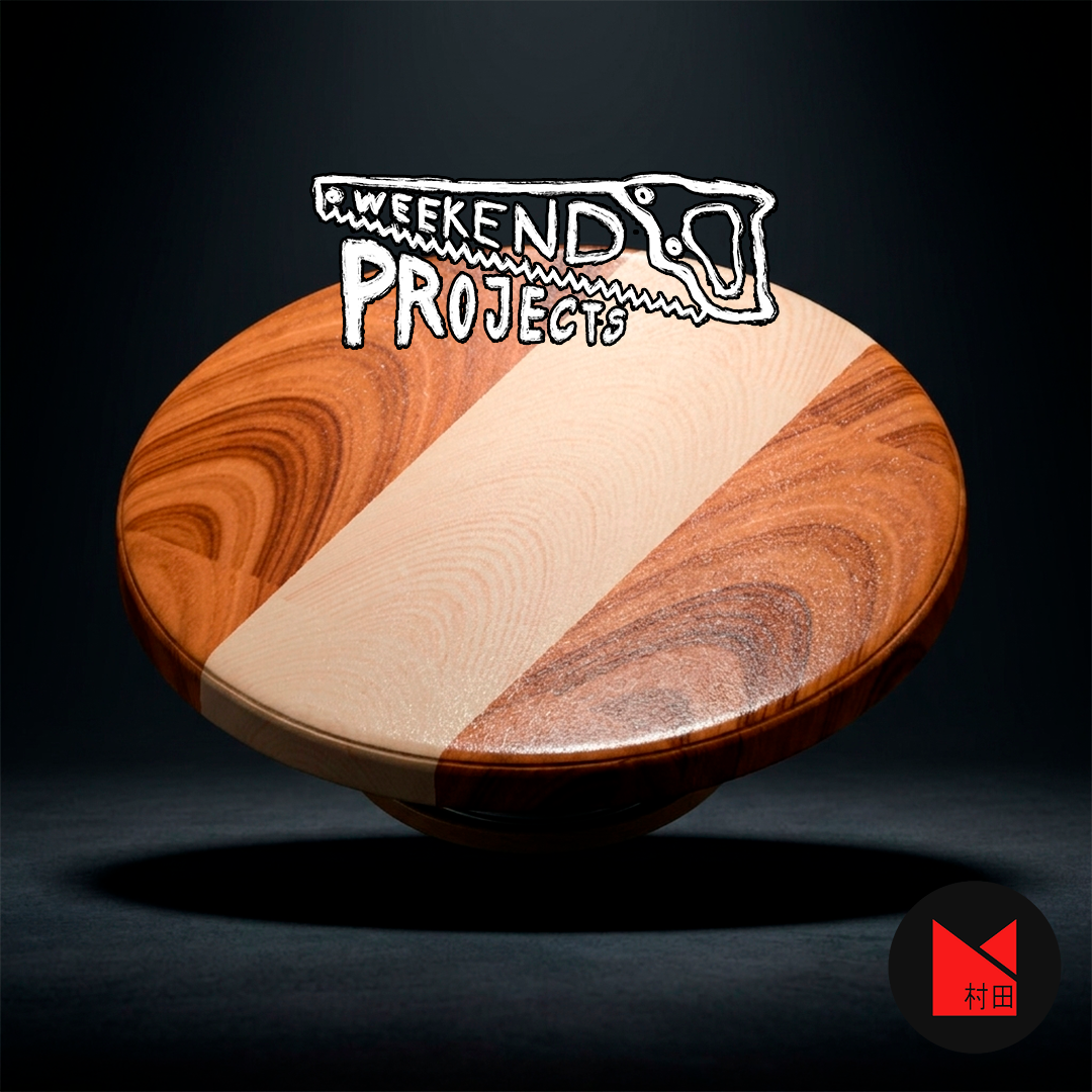 Weekend Projects - Lazy Susan de madera fina
