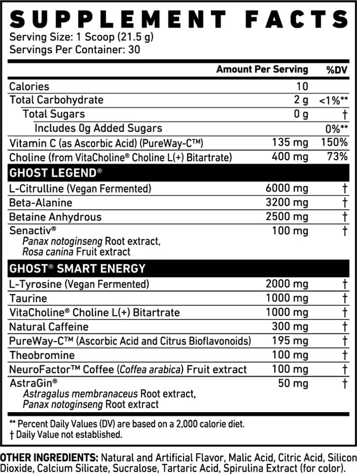 GHOST Legend 30 servicios