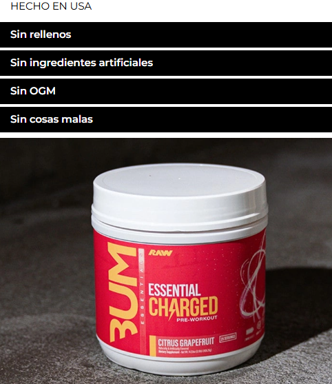RAW Essential Charged Pre-Workout