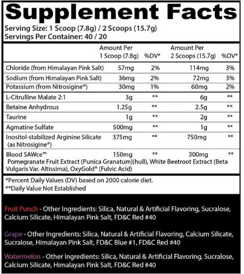 BloodBath SAW 40 Servings