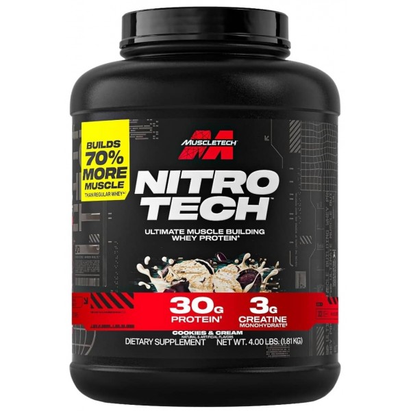 Nitro Tech Whey Protein 4 Lb