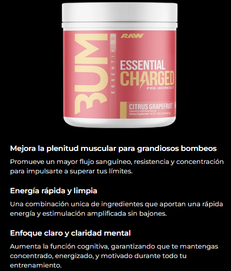 RAW Essential Charged Pre-Workout