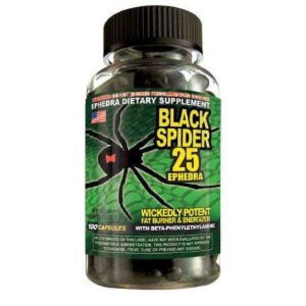 Black Spider 25 Termogénico 100 caps