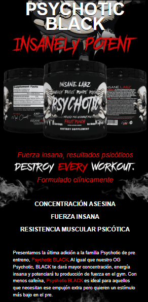 Psychotic Black 220 Gr