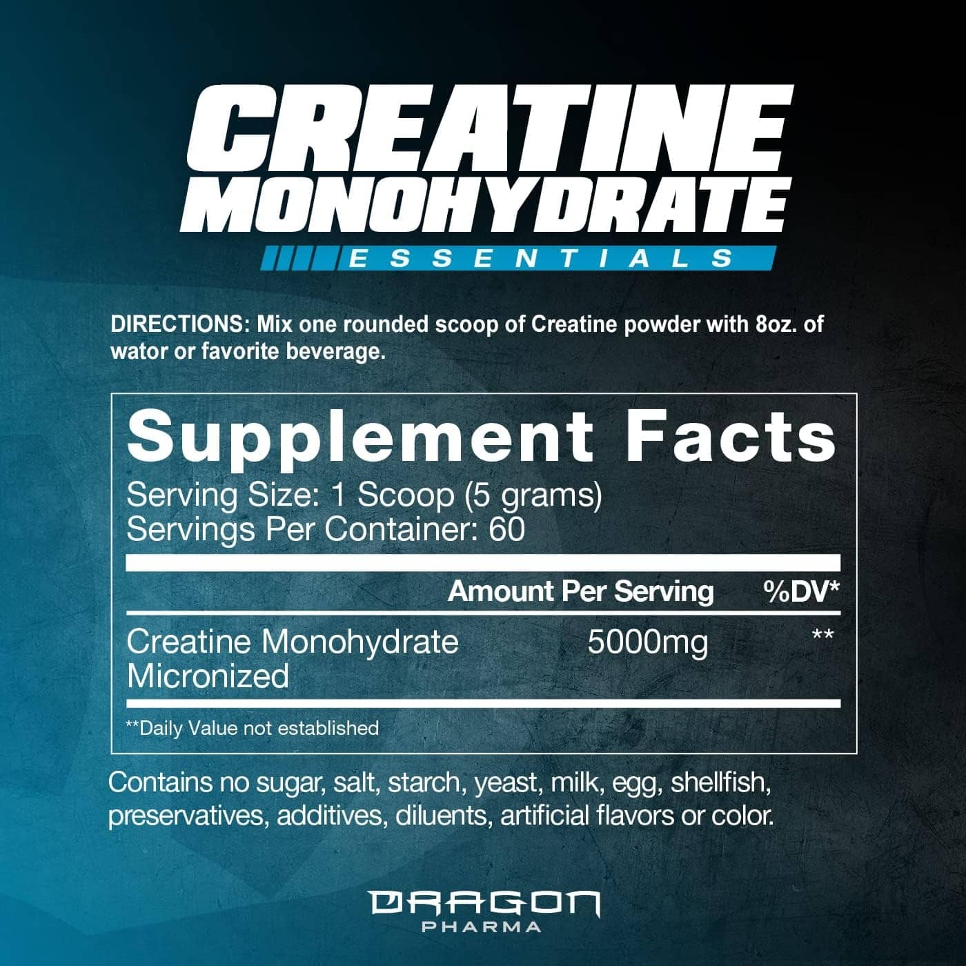 Creatina Monohidrato Dragon Pharma