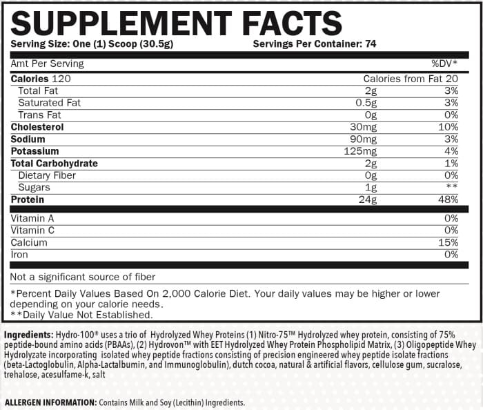 Proteína Hidrolizada Whey 5 libras
