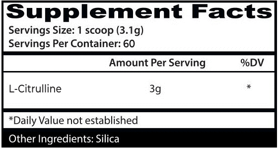 Citrulina Insane Labz 60 servicios