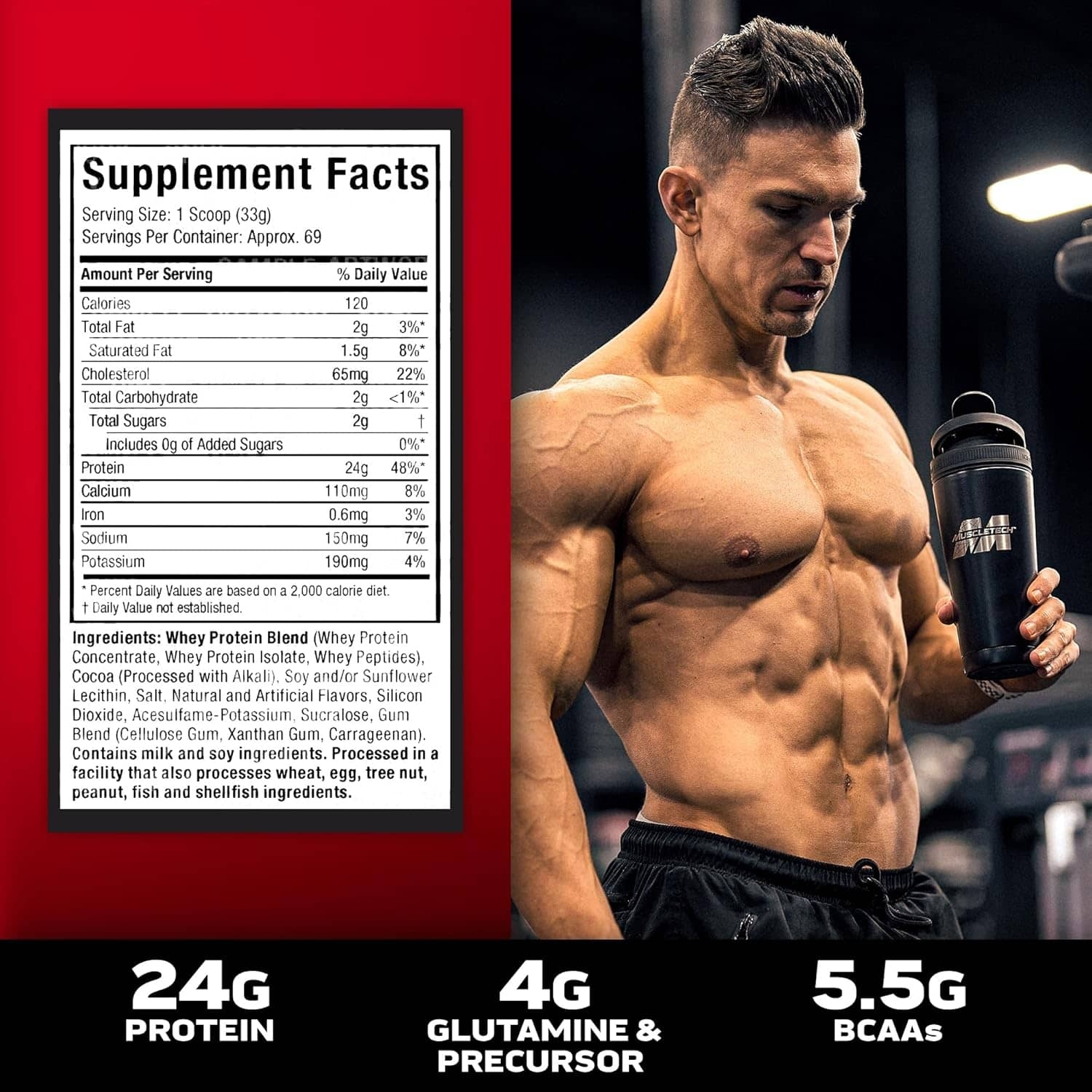 Nitro-Tech Whey Gold 5 libras