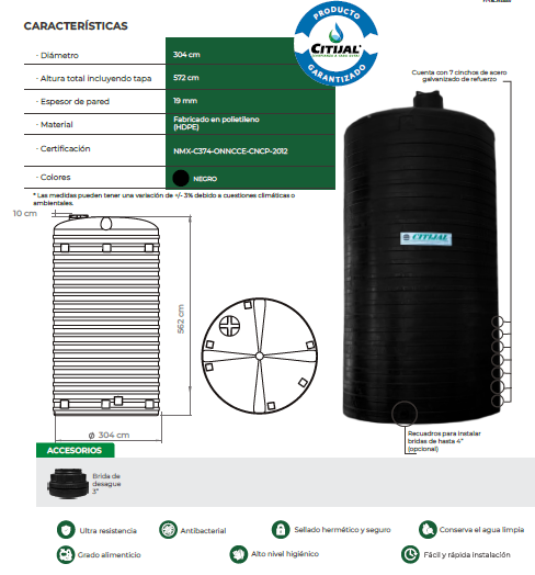 Tanque 35,000 Litros