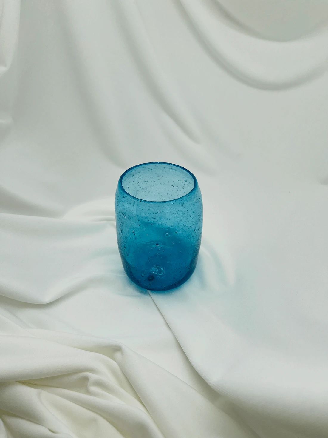 Türkisfarbene Glasbecher | Sechser-Set