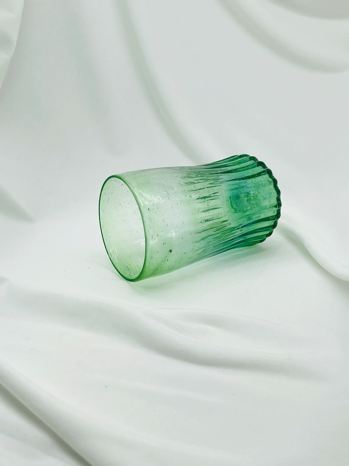 Trinkgläser in Ripple-Grün | Sechser-Set