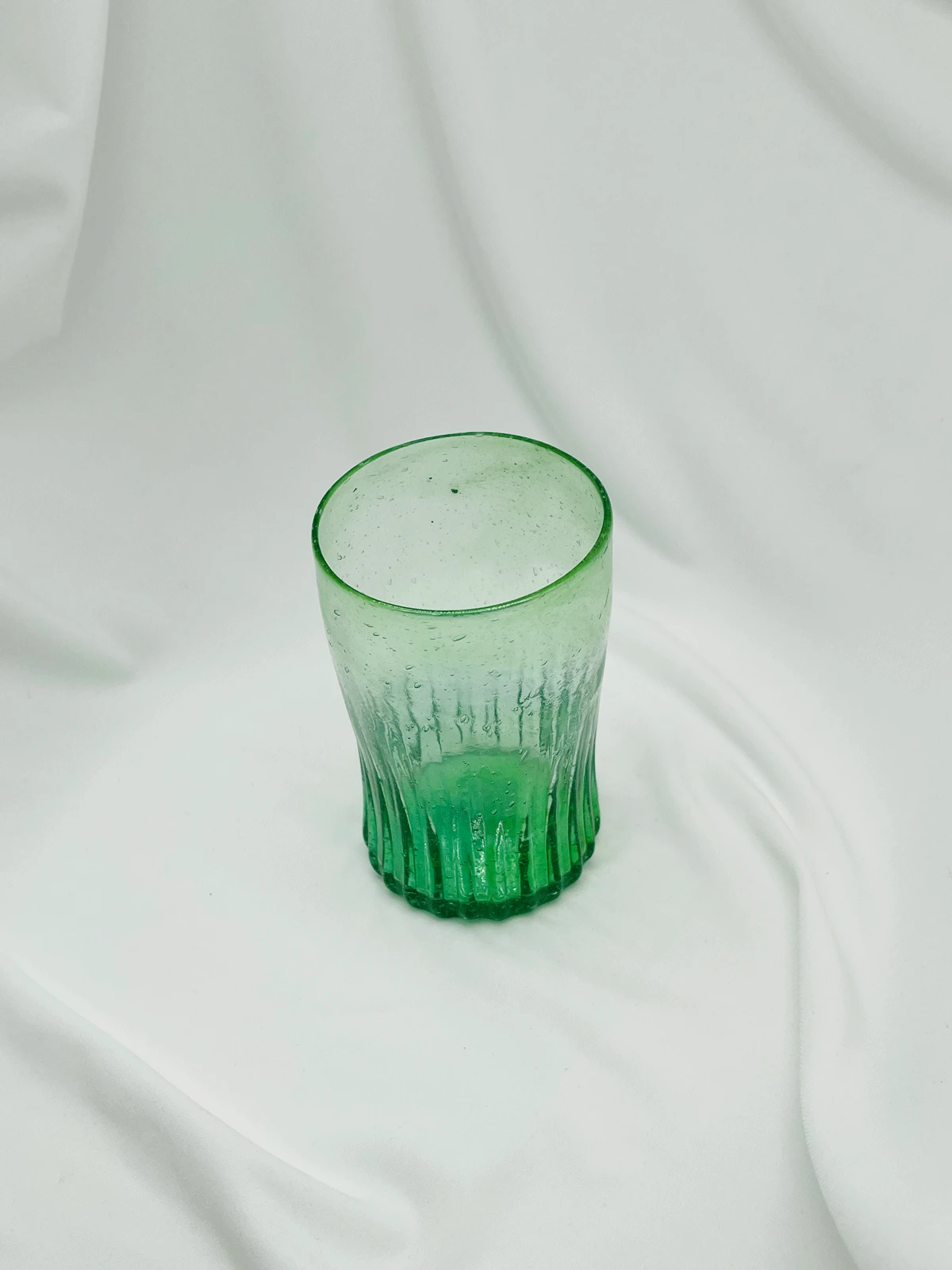 Trinkgläser in Ripple-Grün | Sechser-Set