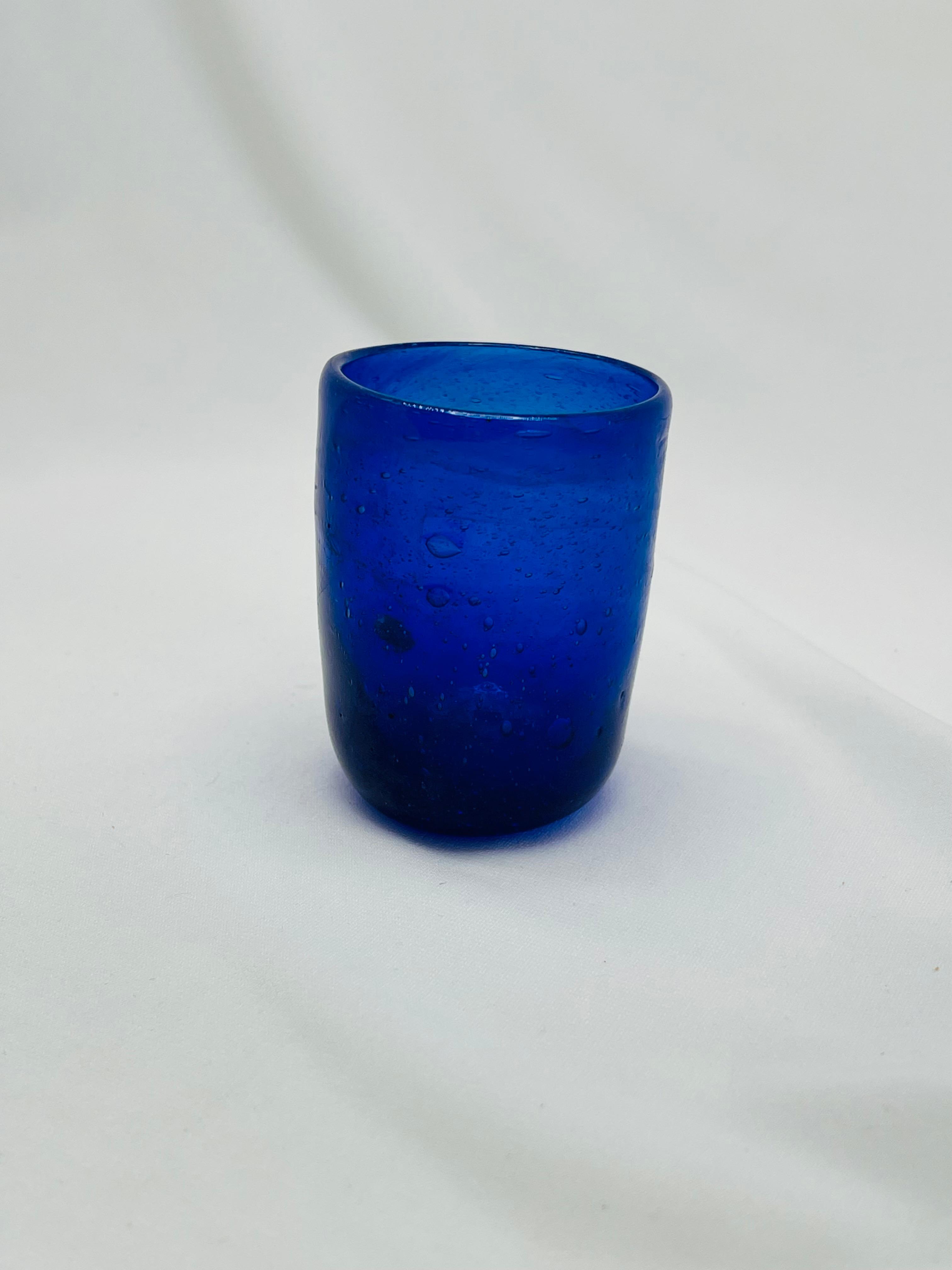 Handgefertigtes blaues Shot Glass| Sechser-Set