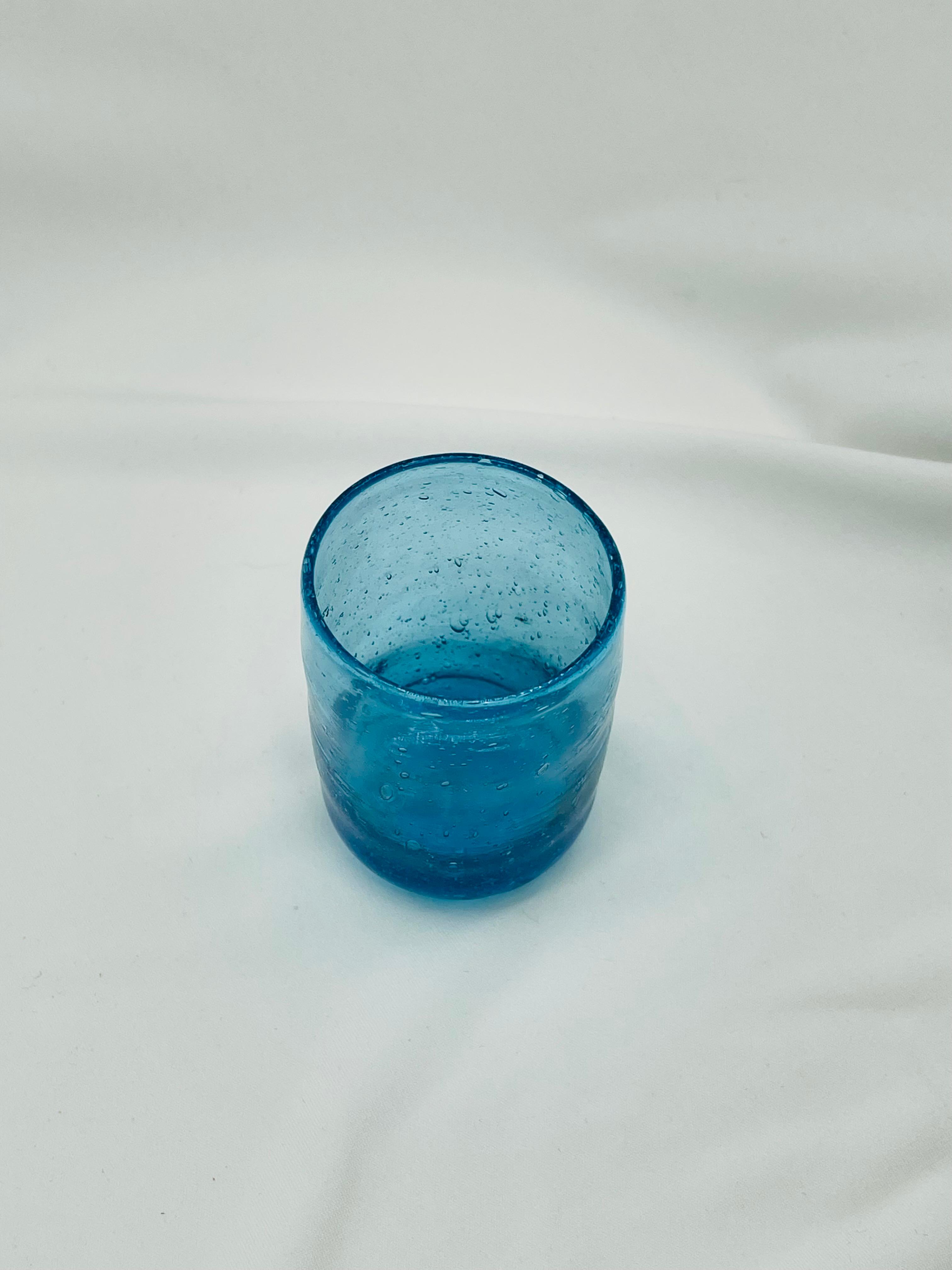 Handgefertigtes blaues Shot Glass | Sechser-Set