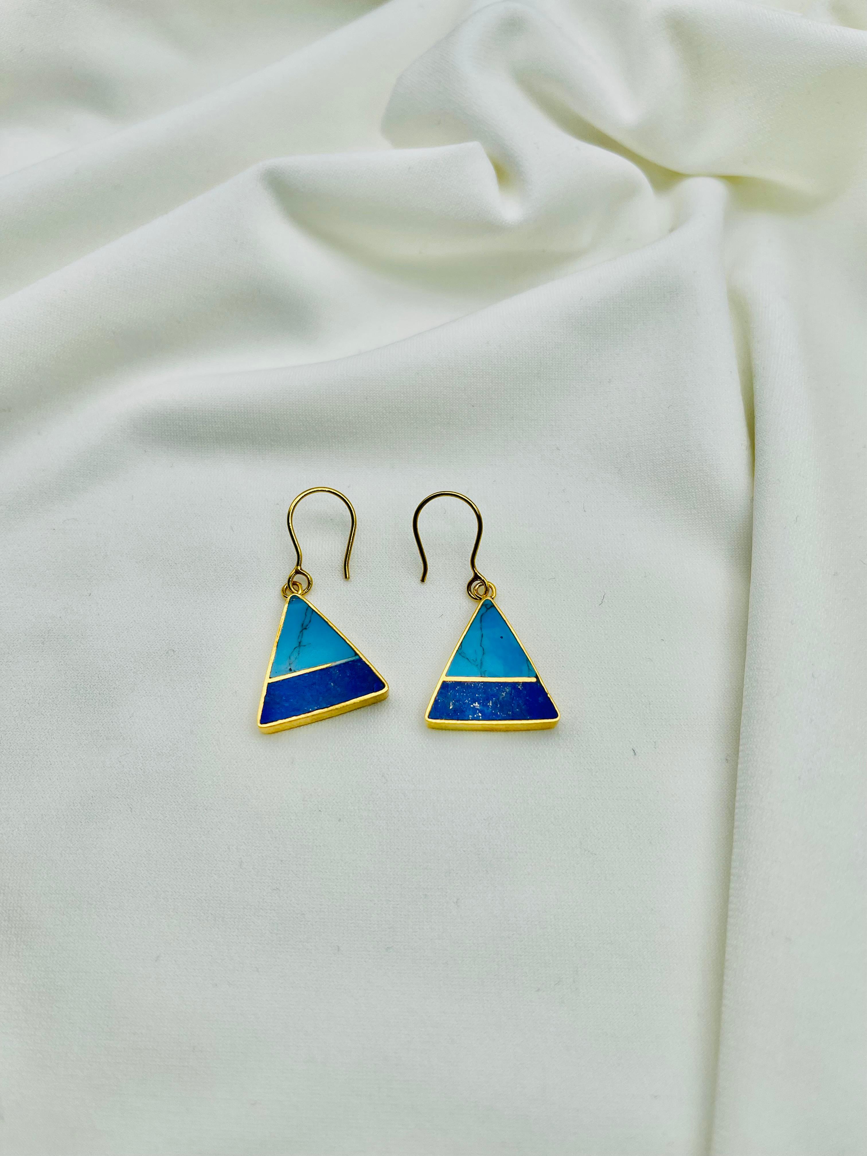 Roya Ohrringe - Goldplattierung