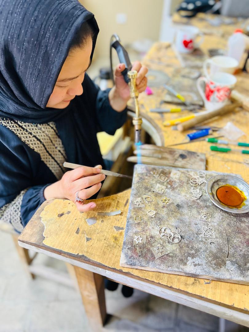 Halskette „Daryatsche-Firoza“ Silber