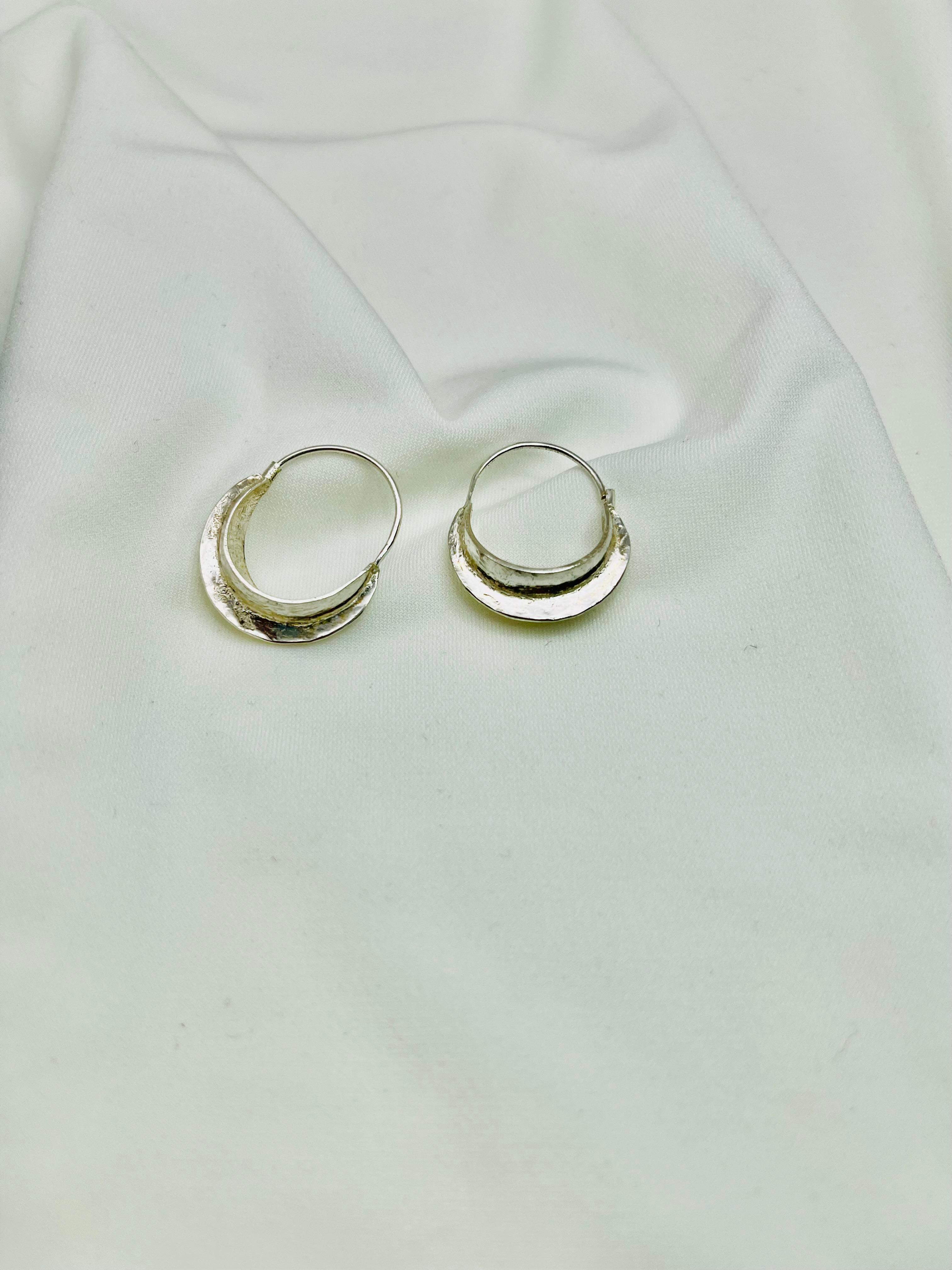 Malian Twist Ohrringe silber 