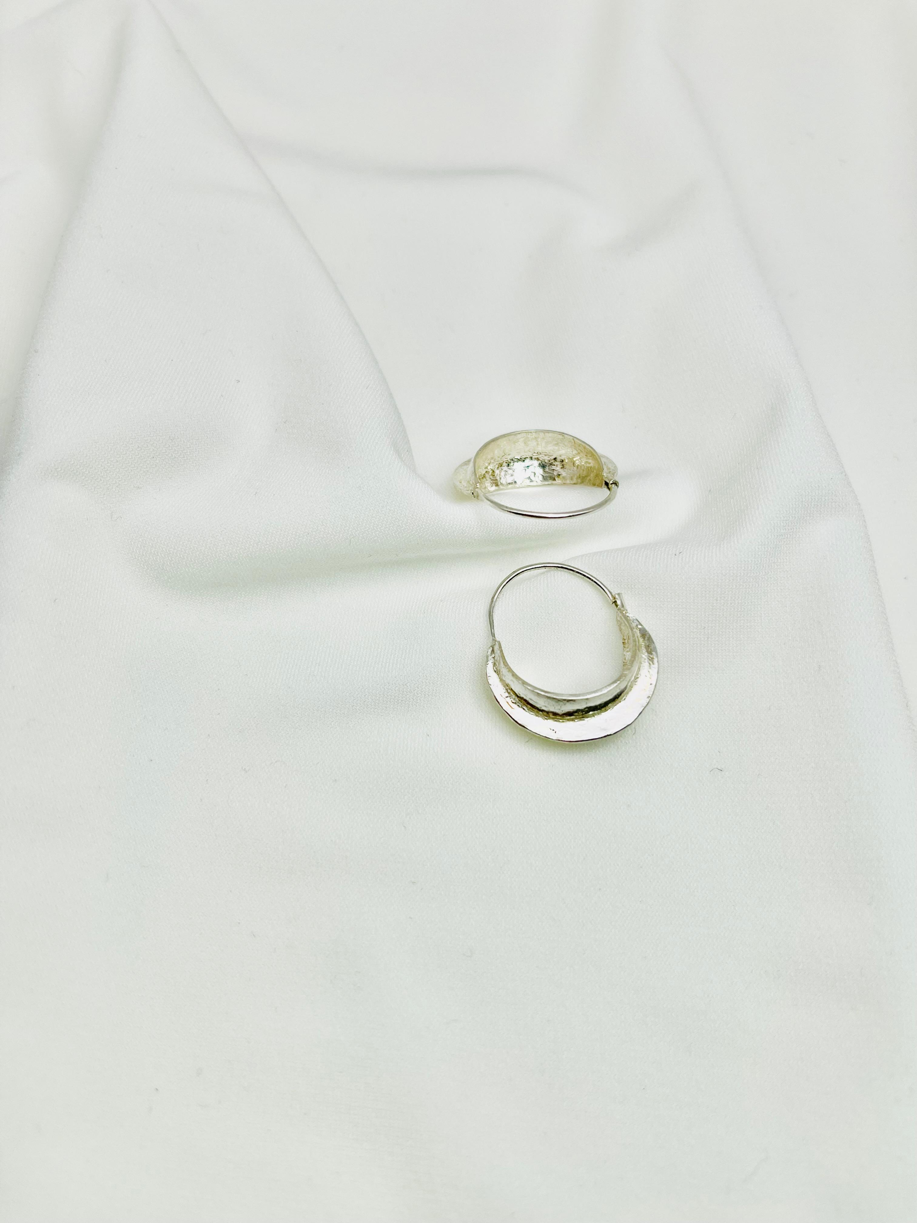 Malian Twist Ohrringe silber 