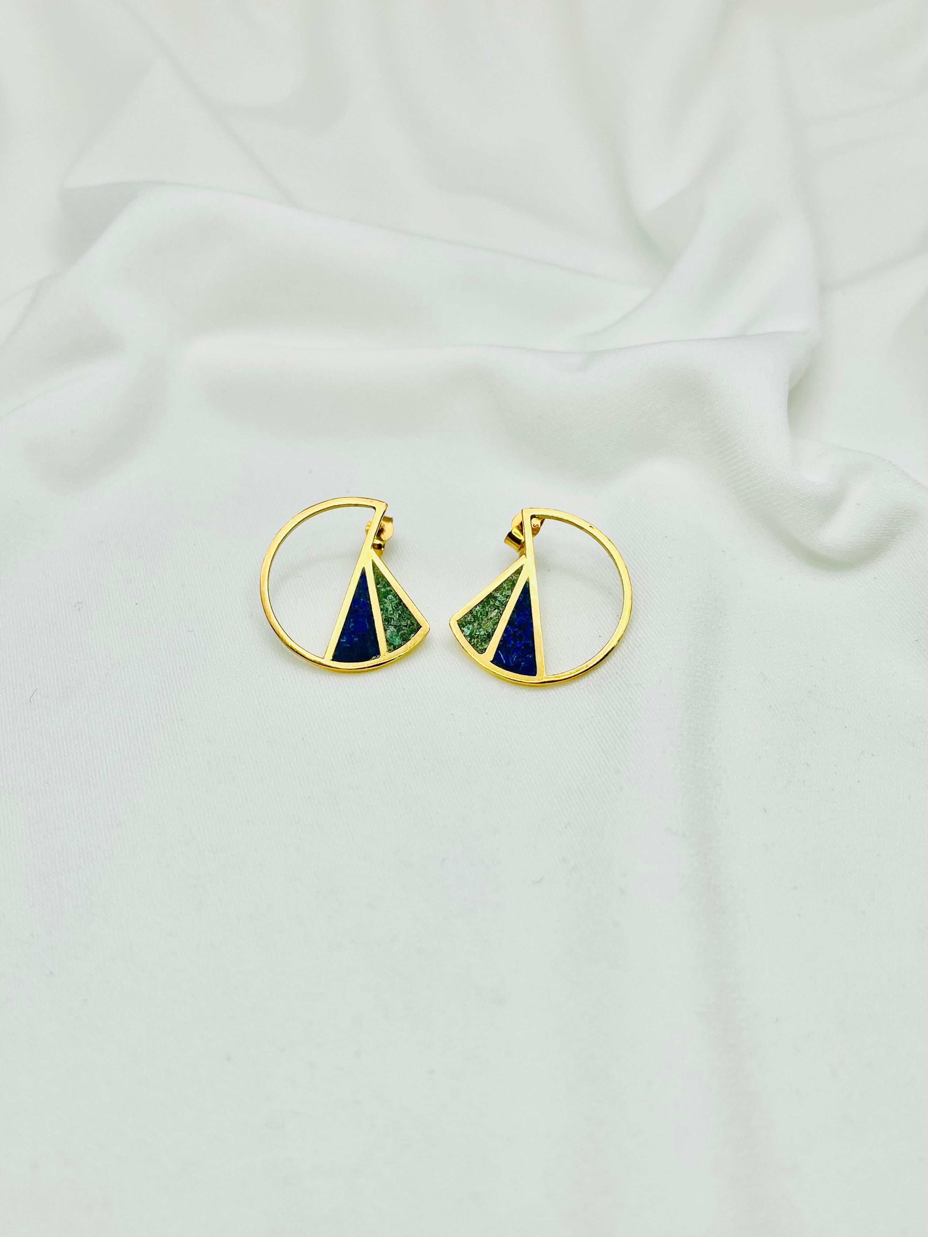 Samira Ohrringe Goldplat