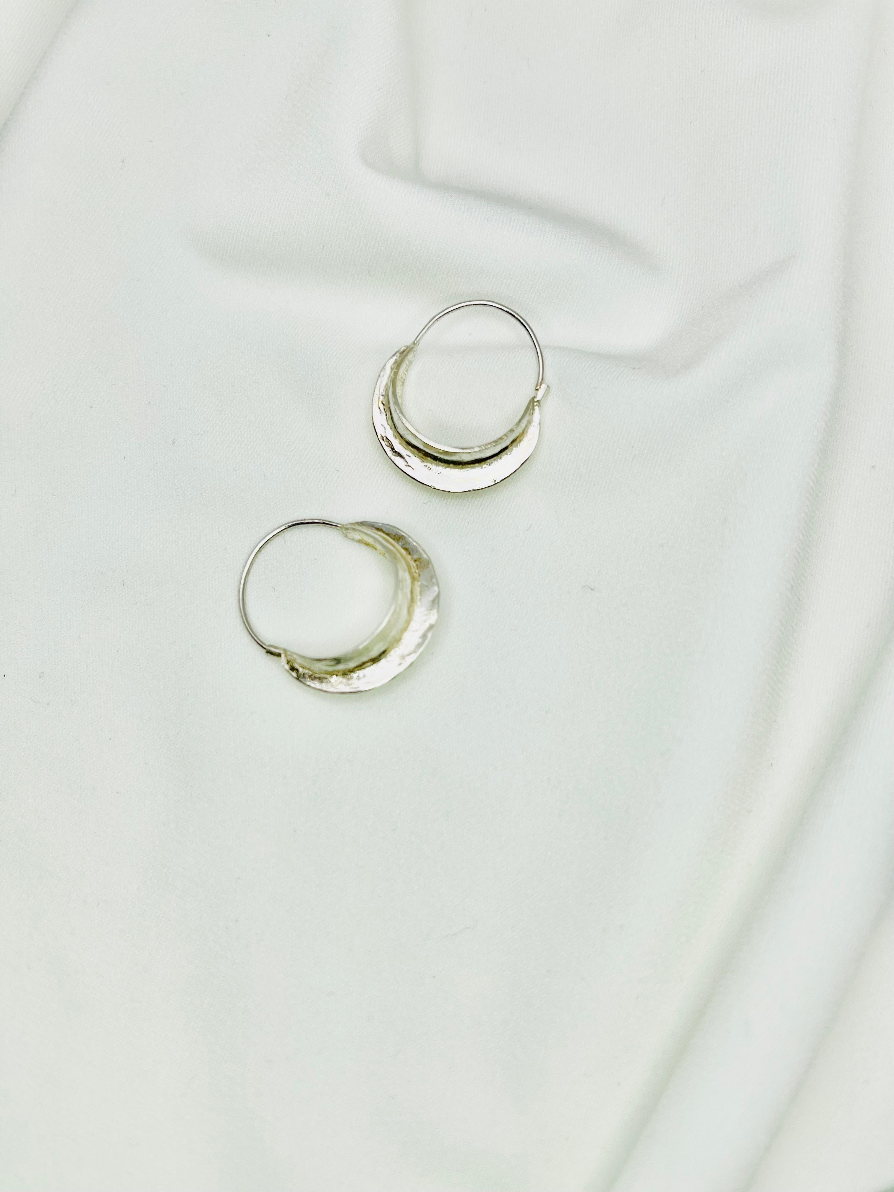 Malian Twist Ohrringe silber 