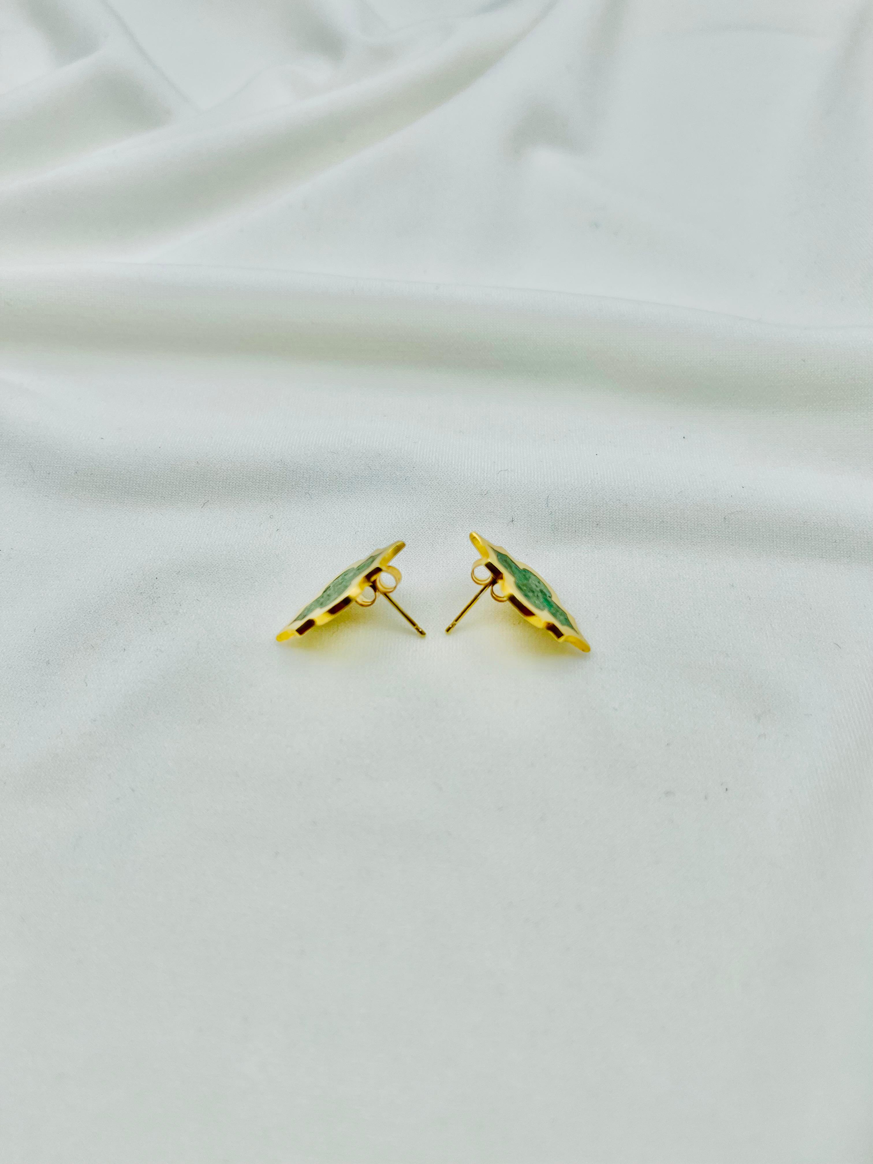 Setara Ohrringe Goldplatte