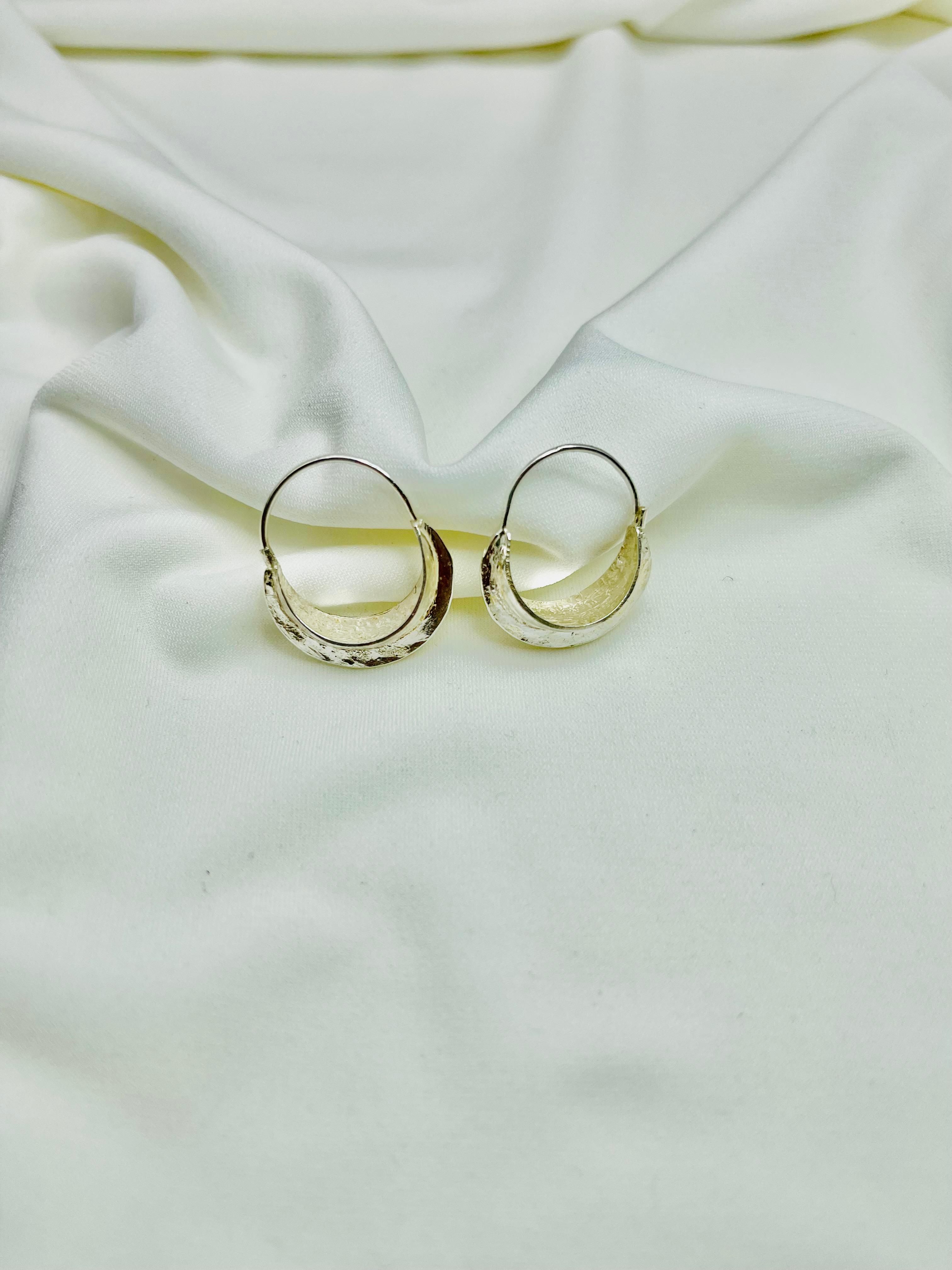 Malian Twist Ohrringe silber 