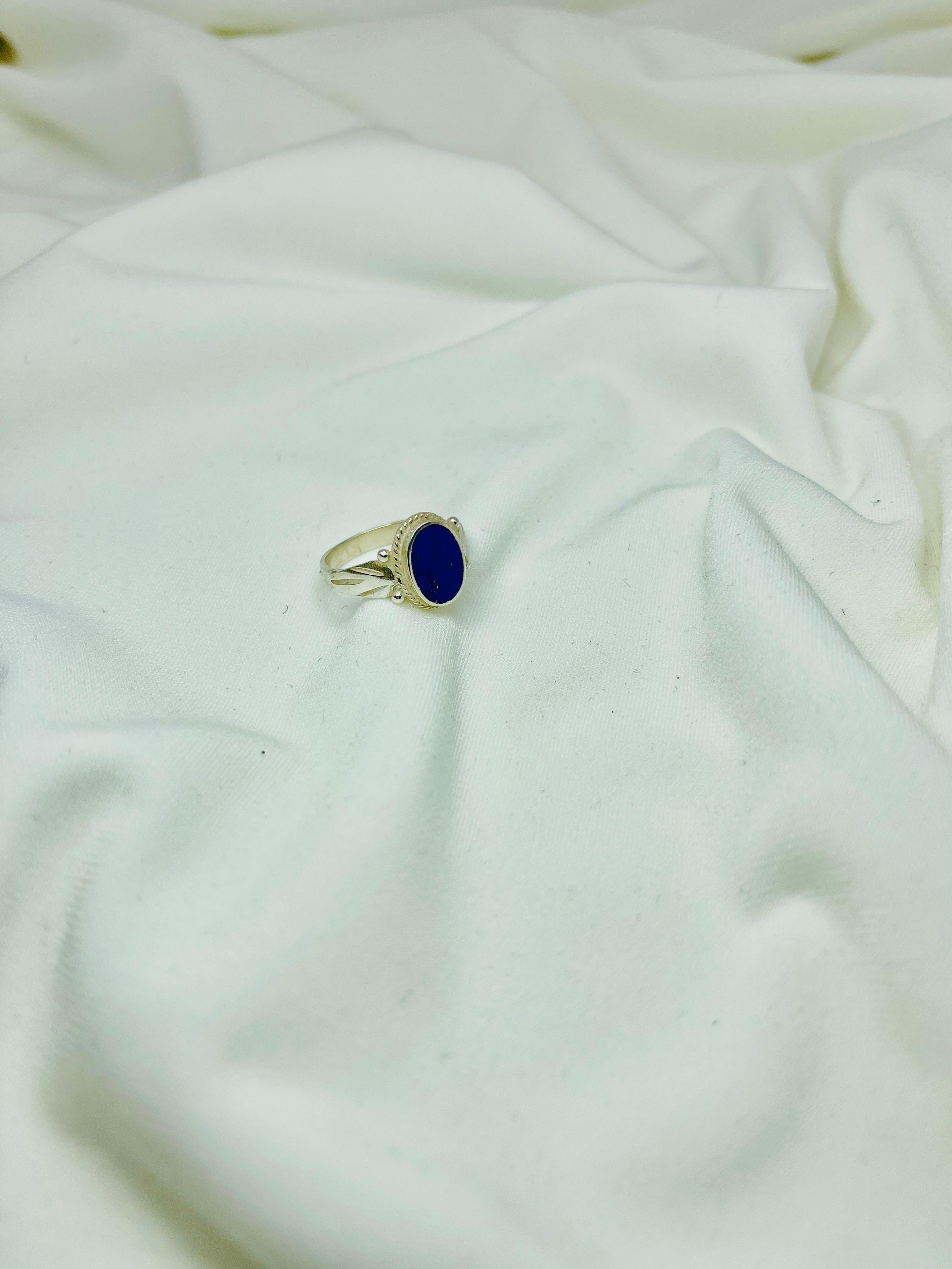 Silver Ring with Gemstone