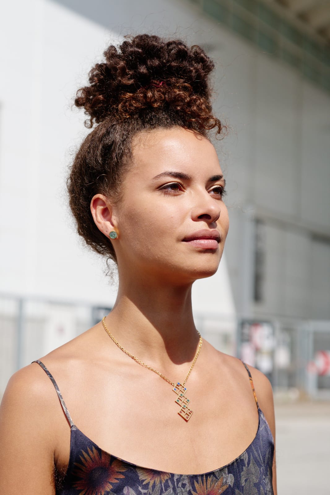 Gulbano Ohrringe - Türkis aus Bamiyan