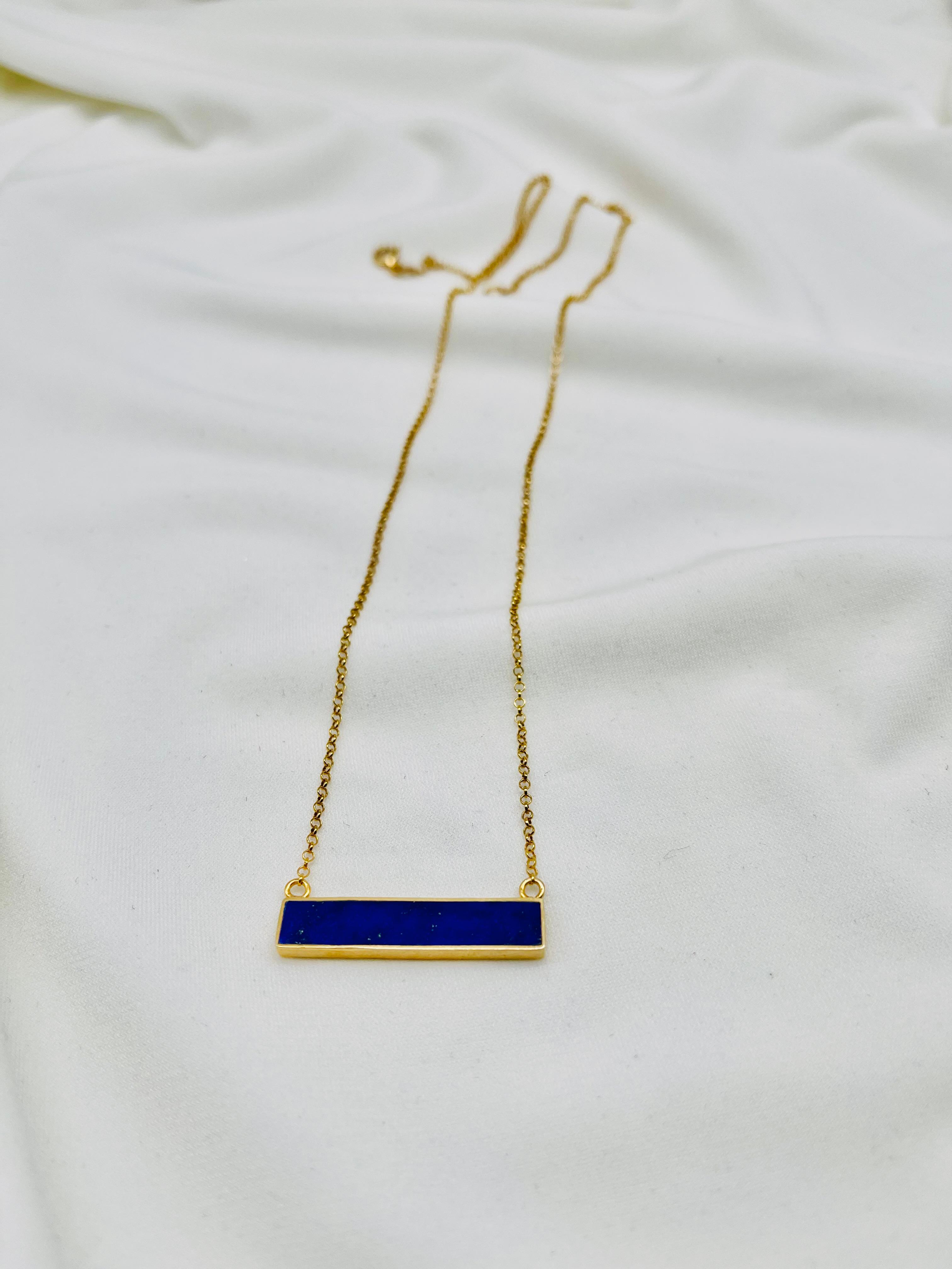 Hewn Türkis Halskette