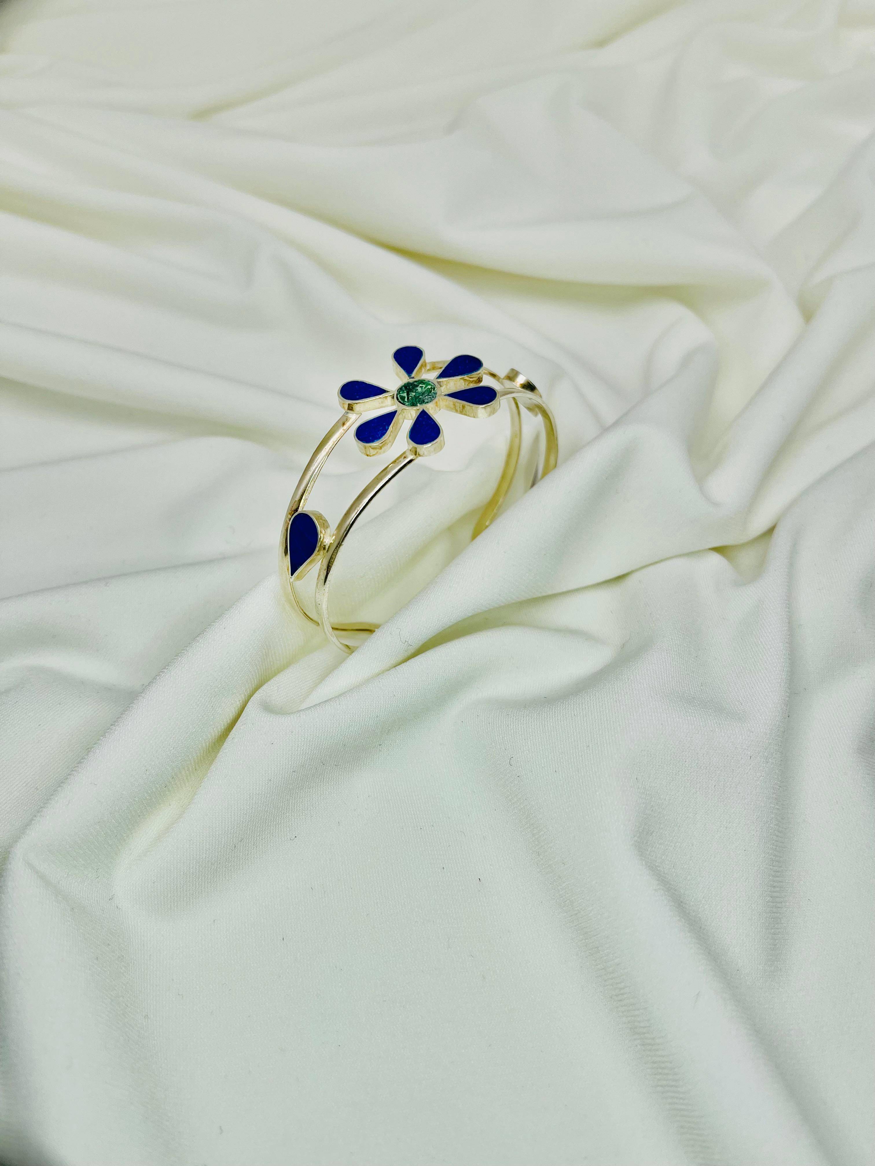  Armband „Ariana“ Lapis Silber