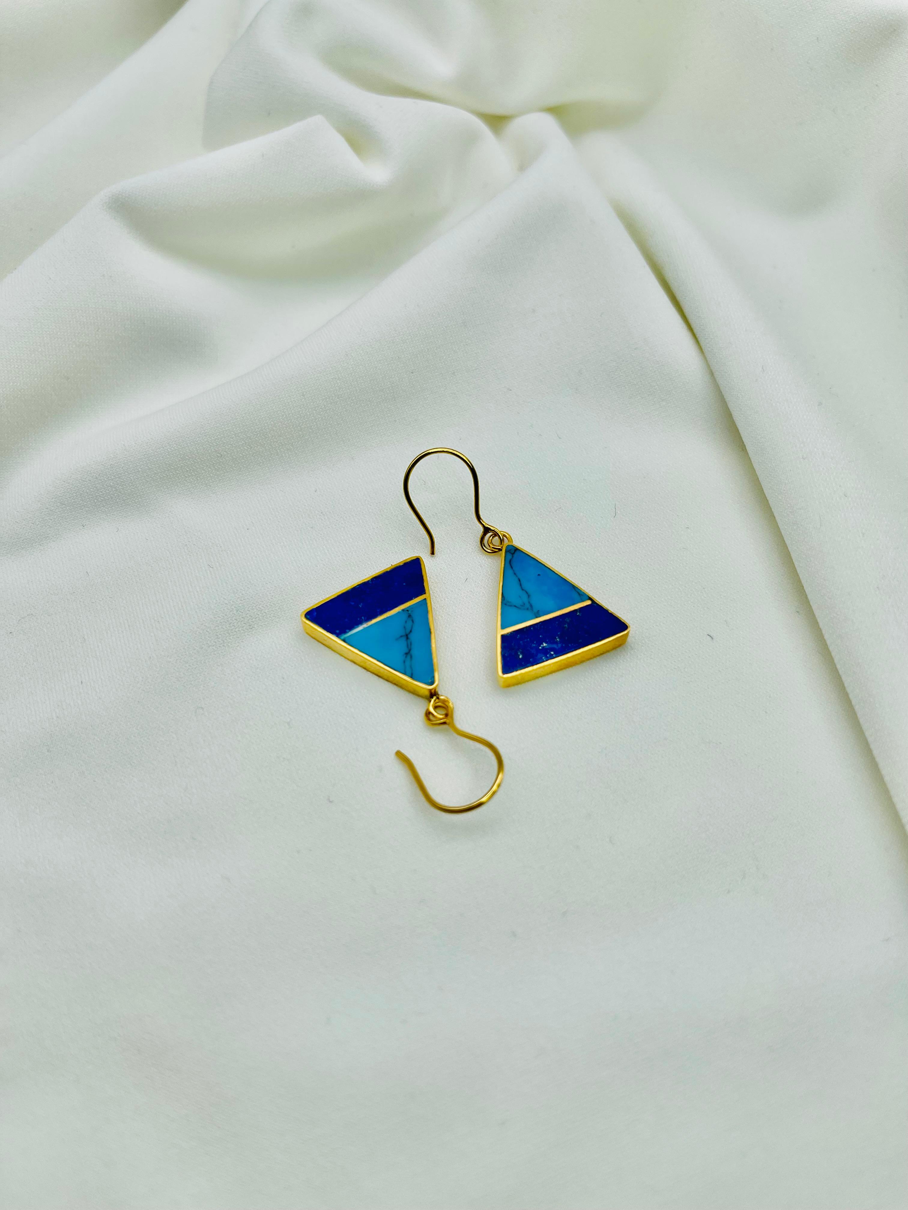 Roya Ohrringe - Goldplattierung