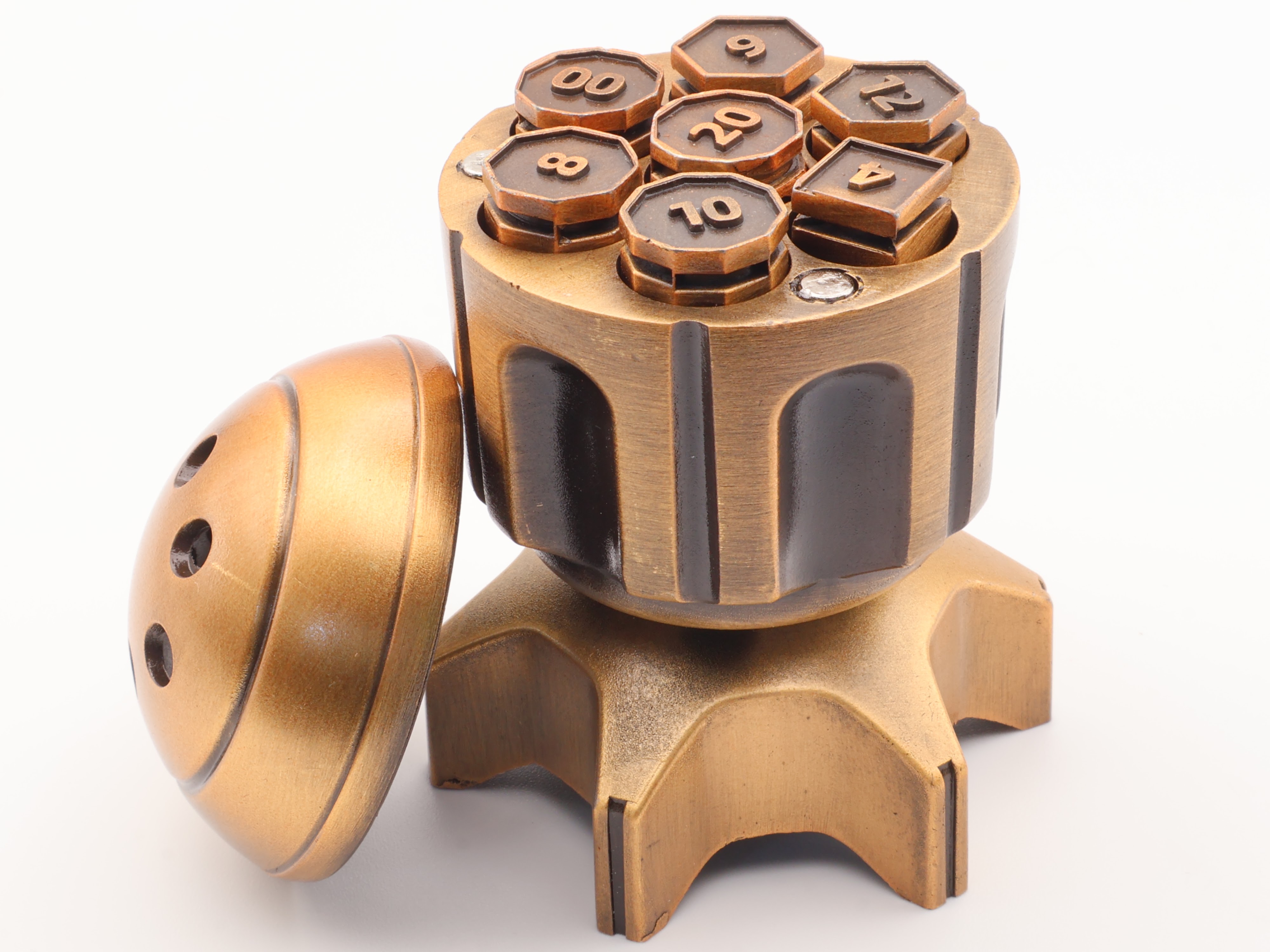 Capped Cylinder Dice Holder