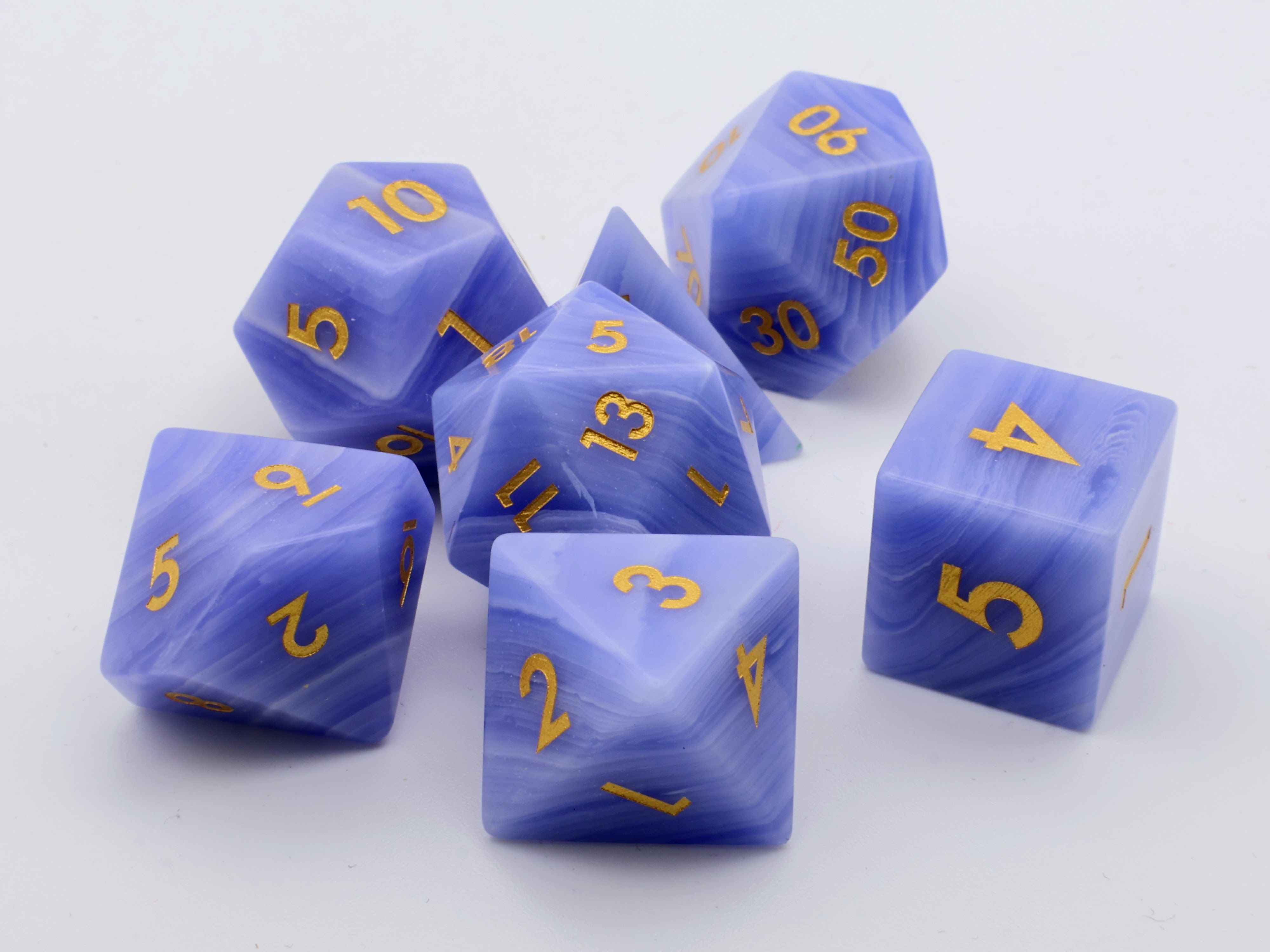 Agate Gemstone Dice