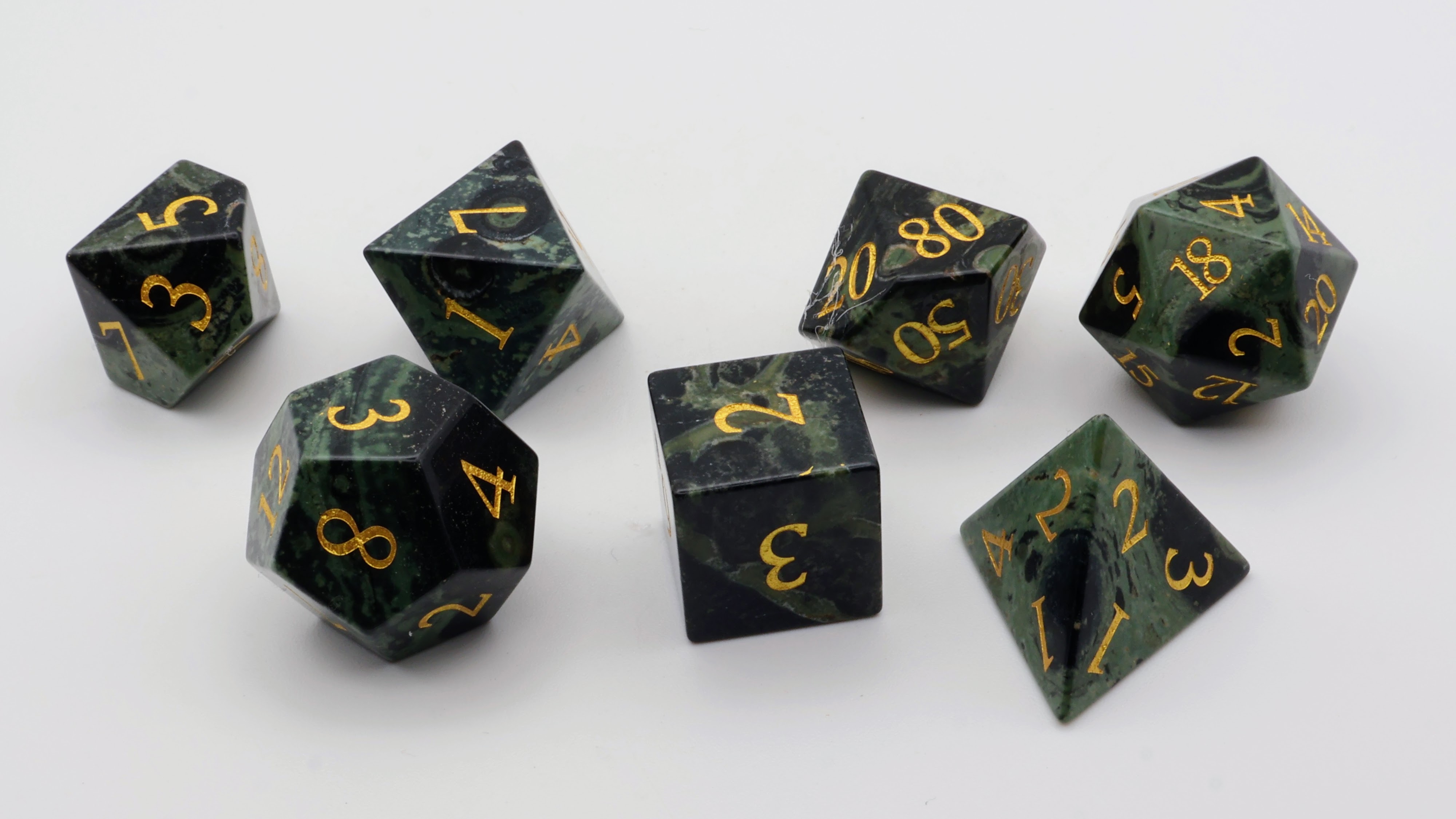 Kambaba Jasper Gemstone Dice