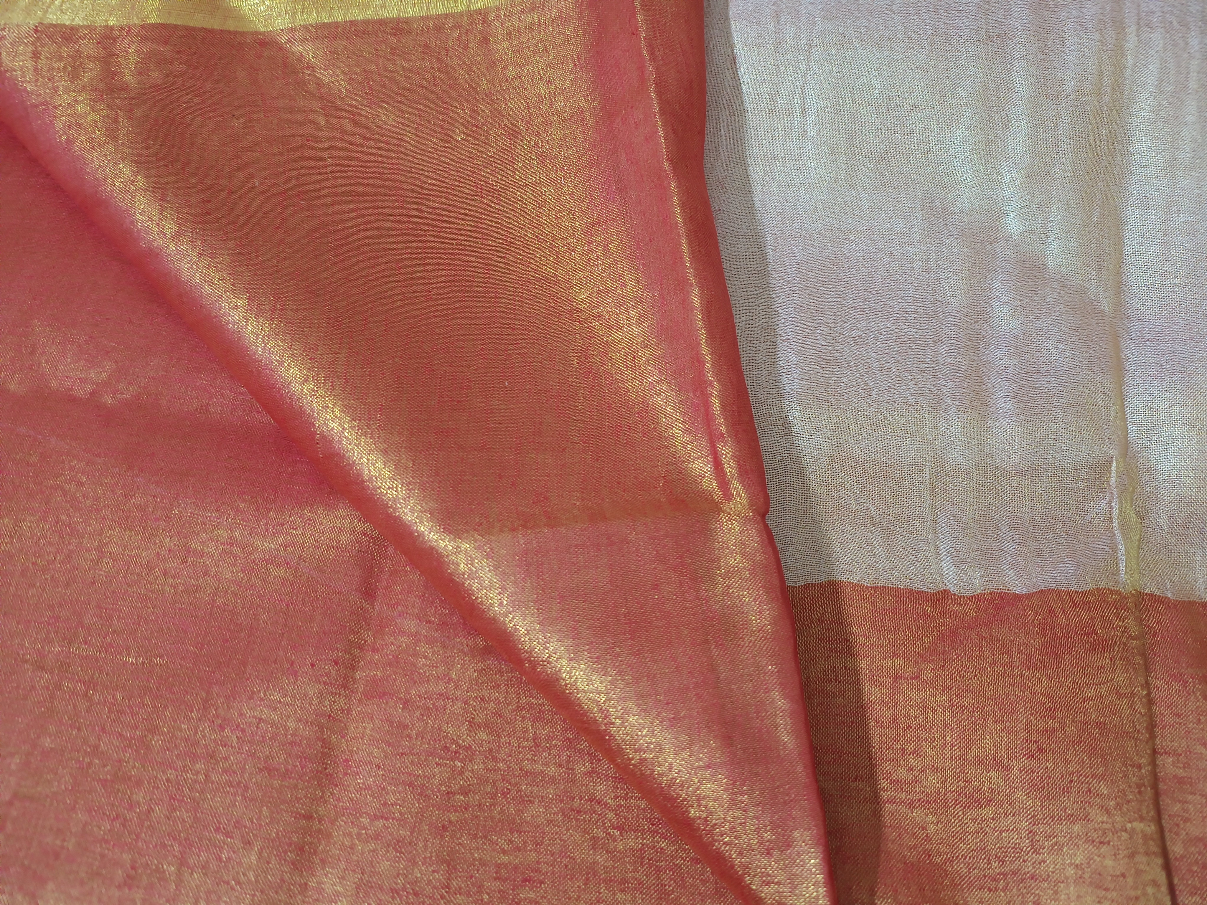Tissue Linen Saree