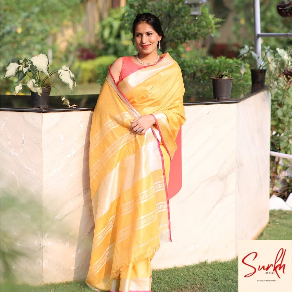 Linen Saree