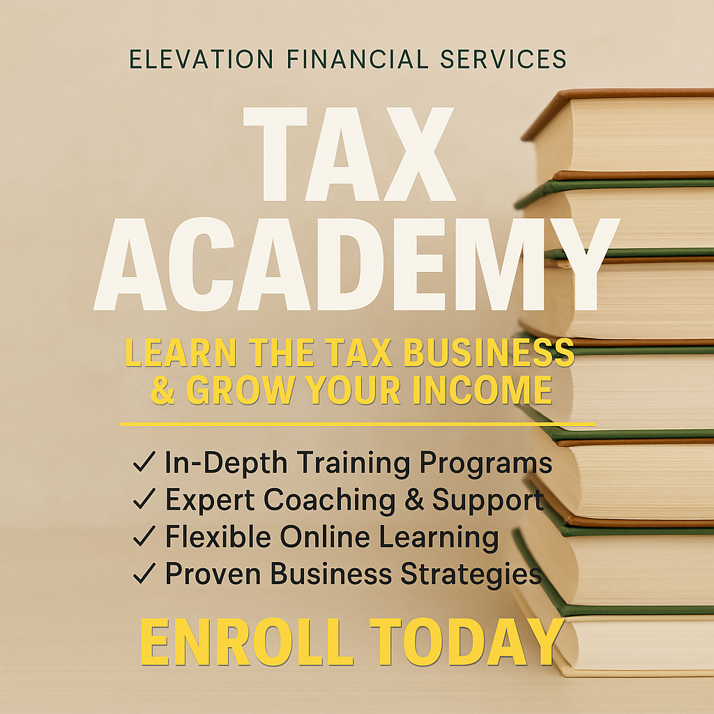 Elevation Financial Services – Tax Academy